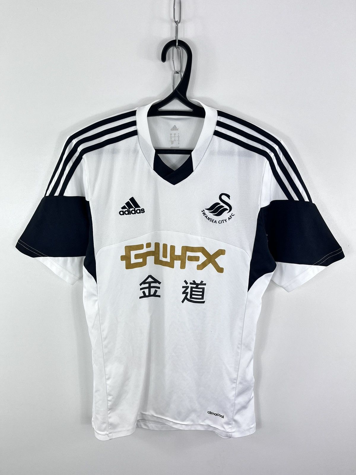 Adidas × Vintage Adidas FC Swansea City 2013/2014 Home Jersey T-Shirt Size S Size US S / EU 44-46 / 1 - 1 Thumbnail