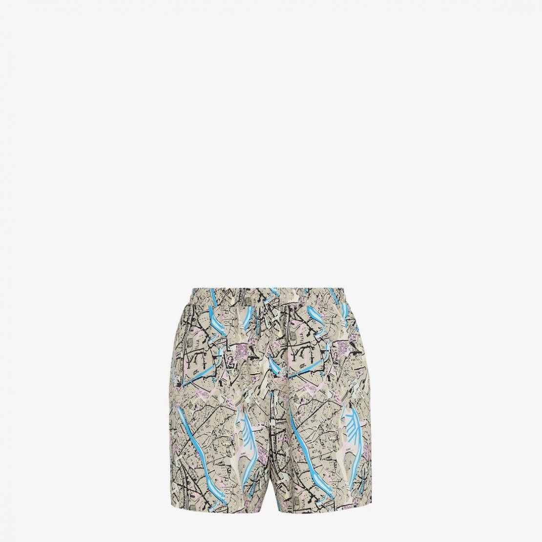 o1loc1c0124 Shorts in Beige