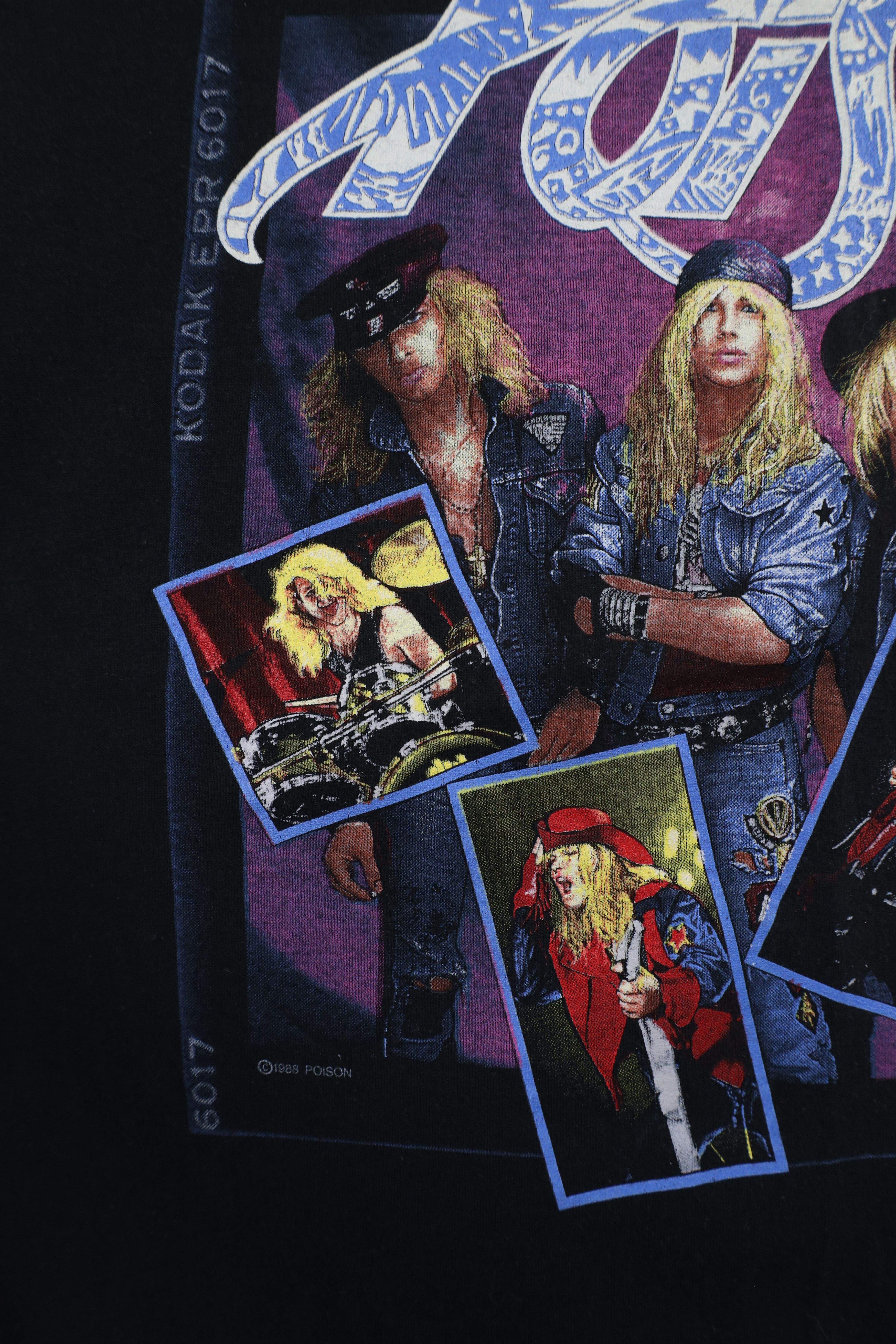 Vintage Vintage 80s Up and Say Ahh Tour PoisonBand T-Shirt Black USA Size US L / EU 52-54 / 3 - 5 Thumbnail