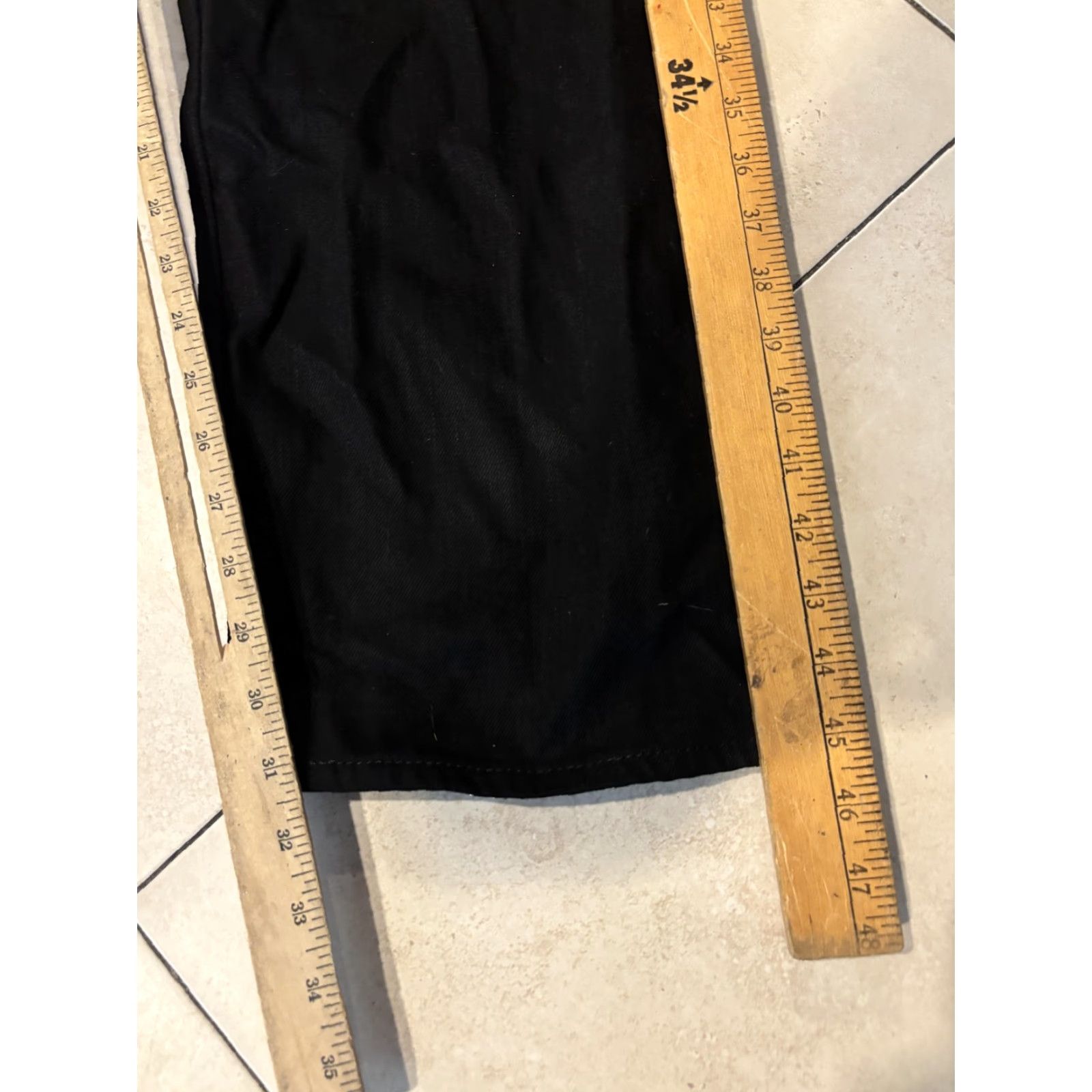 Levi's Levi's 501 Original Jeans Mens 42x30 Black High Rise Straight Button Fly Denim Size US 42 / EU 58 - 7 Thumbnail