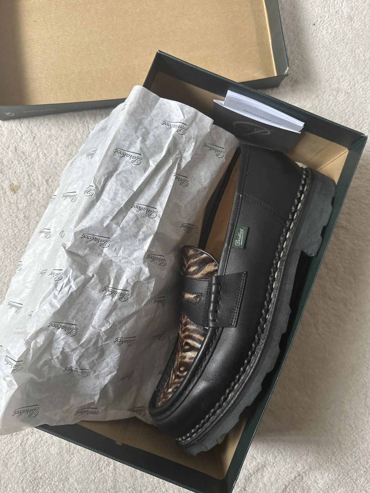 Paraboot Paraboot Reims/Marche Noire-Lis Noir/PL Tigre S9(uk) AW2022 Size US 9 / EU 42 - 2 Thumbnail