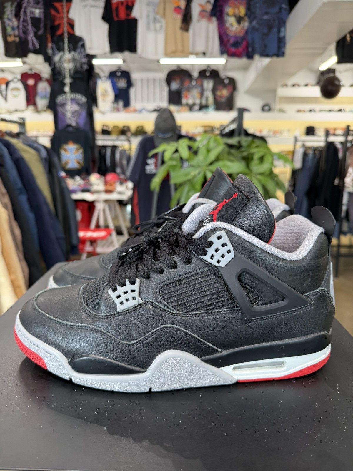 Jordan Brand Air Jordan 4 Bred Reimagined Size 11.5 (2024) Size US 11.5 / EU 44-45 - 7 Thumbnail