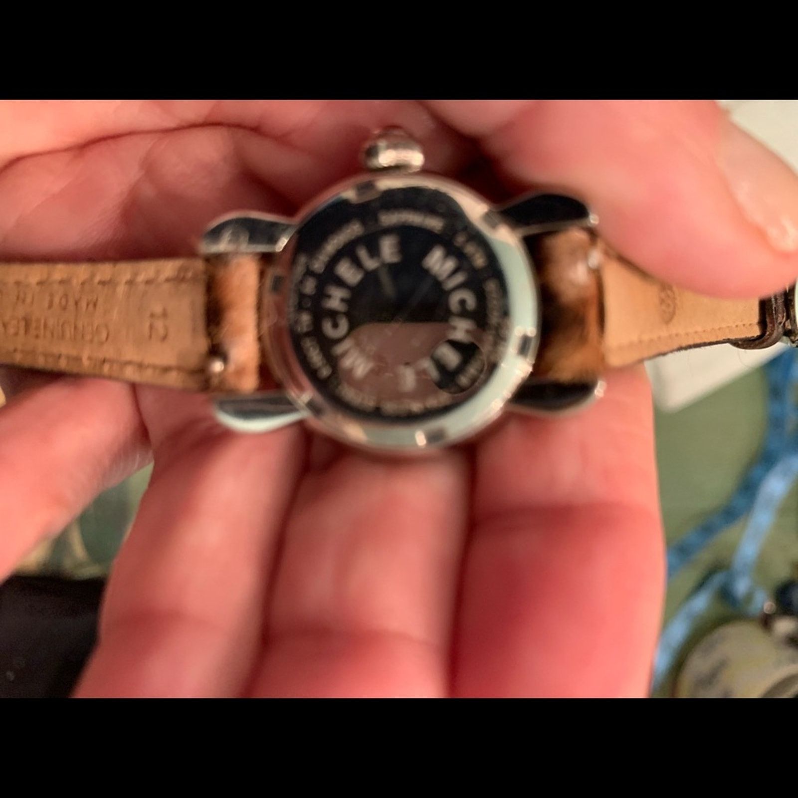 Other MICHELE CDX DIAMOND PETITE WATCH WITH LEOPARD 84 DIAMONDS Size ONE SIZE - 5 Thumbnail
