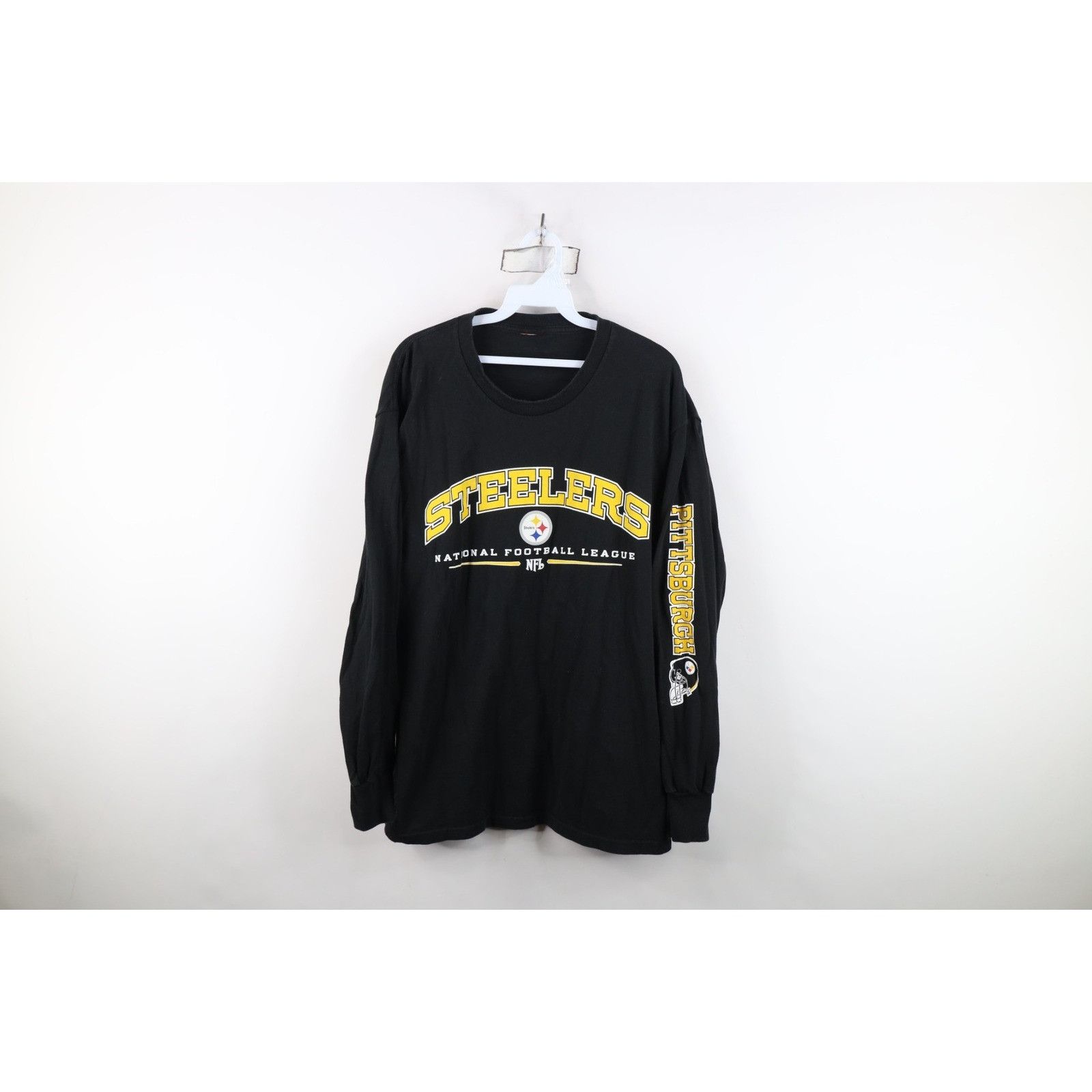 Vintage Vintage Pittsburgh Steelers Football Long Sleeve T-Shirt Size US M / EU 48-50 / 2 - 1 Thumbnail