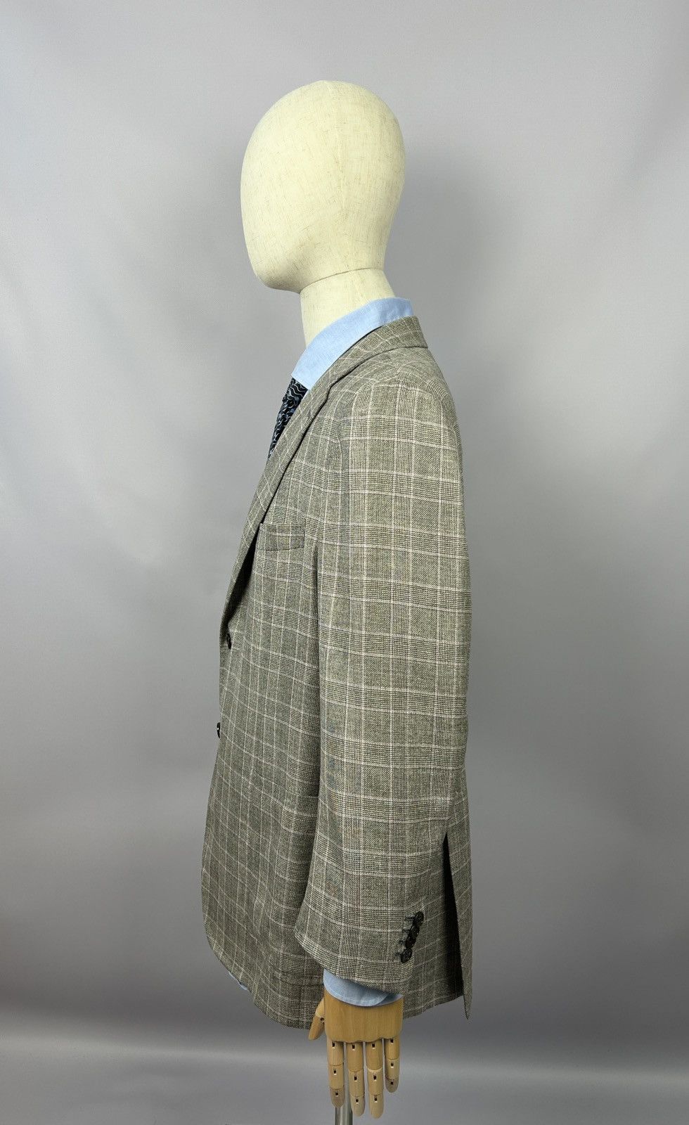 Designer × Kiton Kiton Sport Coat Cashmere Linen Silk Blazer Sz 55IT 45US/UK Size 44R - 6 Thumbnail