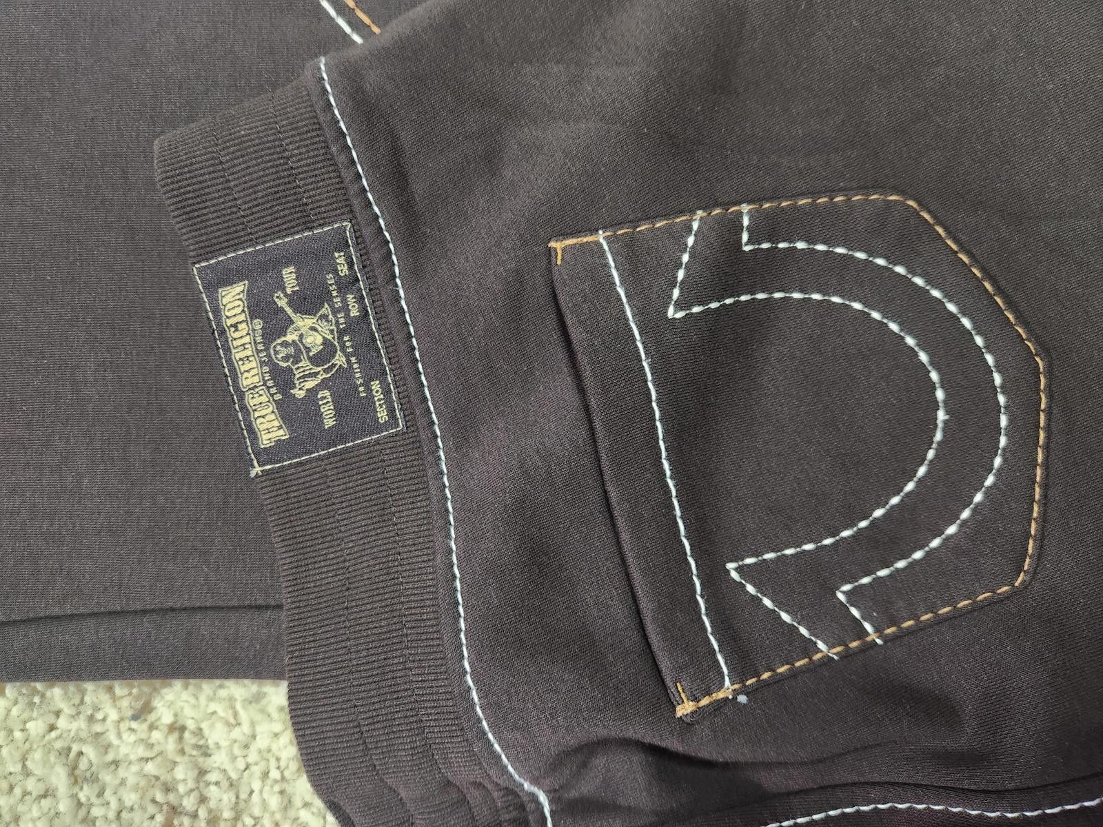 True Religion NEW True Religion Pull-On Flare Jeans Black Anniversary 2XL Size 42" / US 20 - 3 Thumbnail