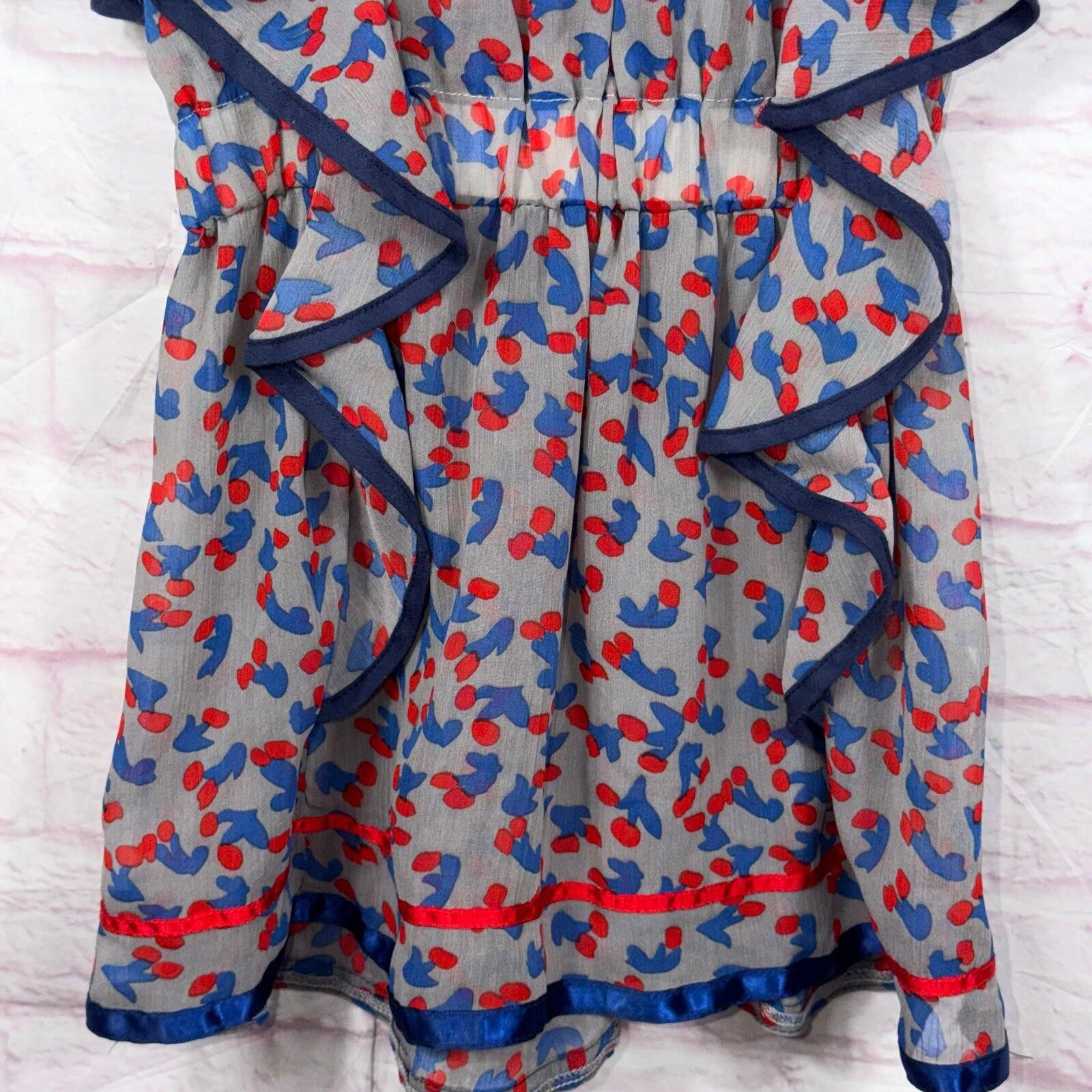 Viktor & Rolf Viktor & Rolf Medium Women's Silk Ruffle Top Size M / US 6-8 / IT 42-44 - 3 Thumbnail