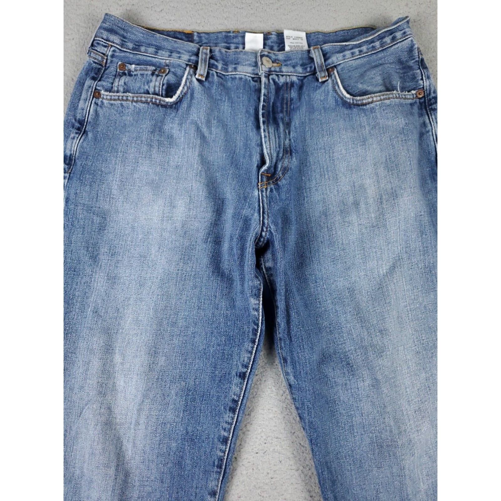 Lucky Brand Lucky Brand Blue Straight Leg Denim Jeans Mens 36x31 Regular Size US 36 / EU 52 - 2 Thumbnail