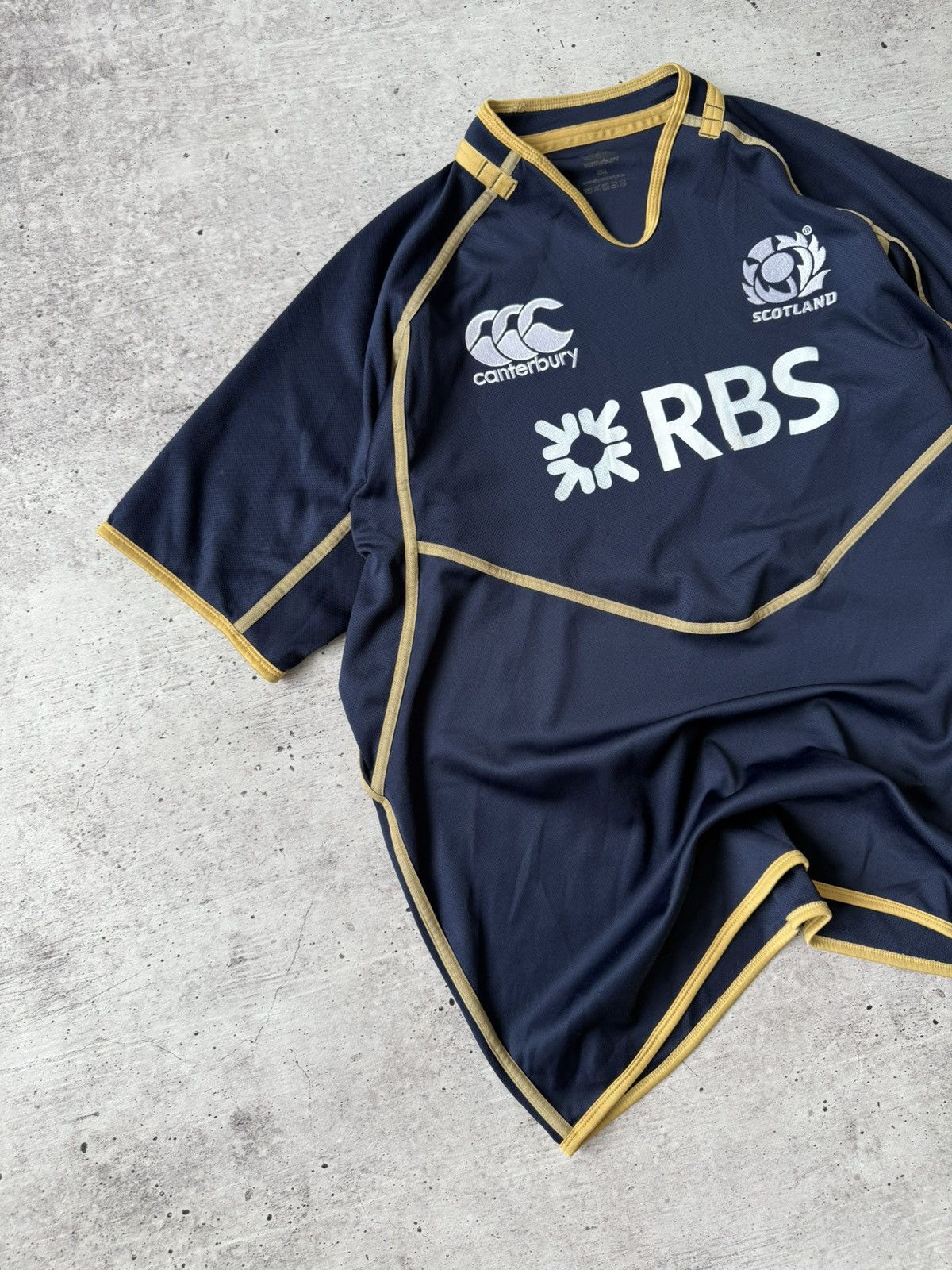 Canterbury of New Zealand Canterbury Scotland 2011Vintage Rugby Jersey Size US XXL / EU 58 / 5 - 4 Thumbnail