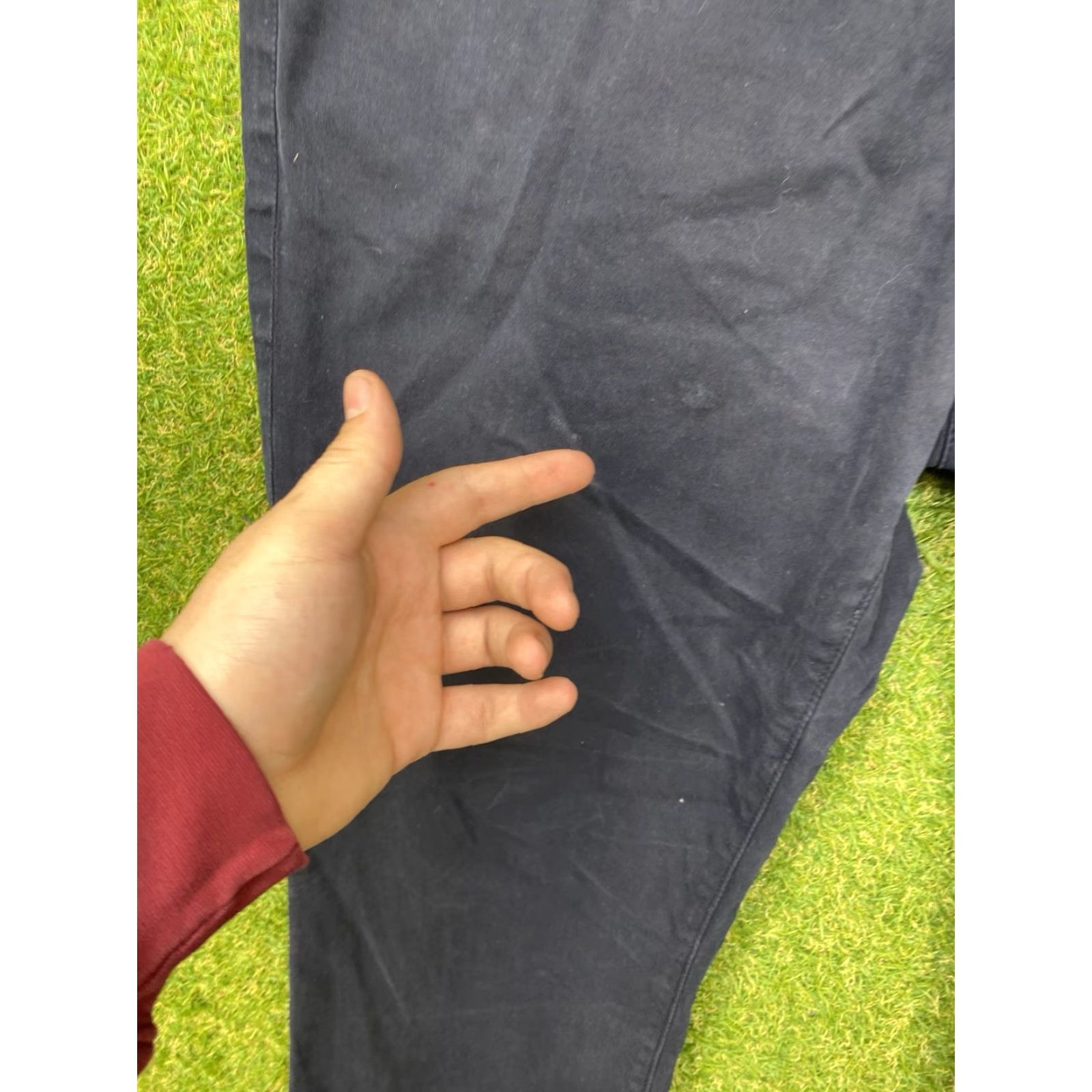 Vintage AG Adriano Goldschmied The Everett Pants Men 36x32 Slim Straight Blue Cotton Casual 90s City Logo Mens Size US 36 / EU 52 - 3 Thumbnail