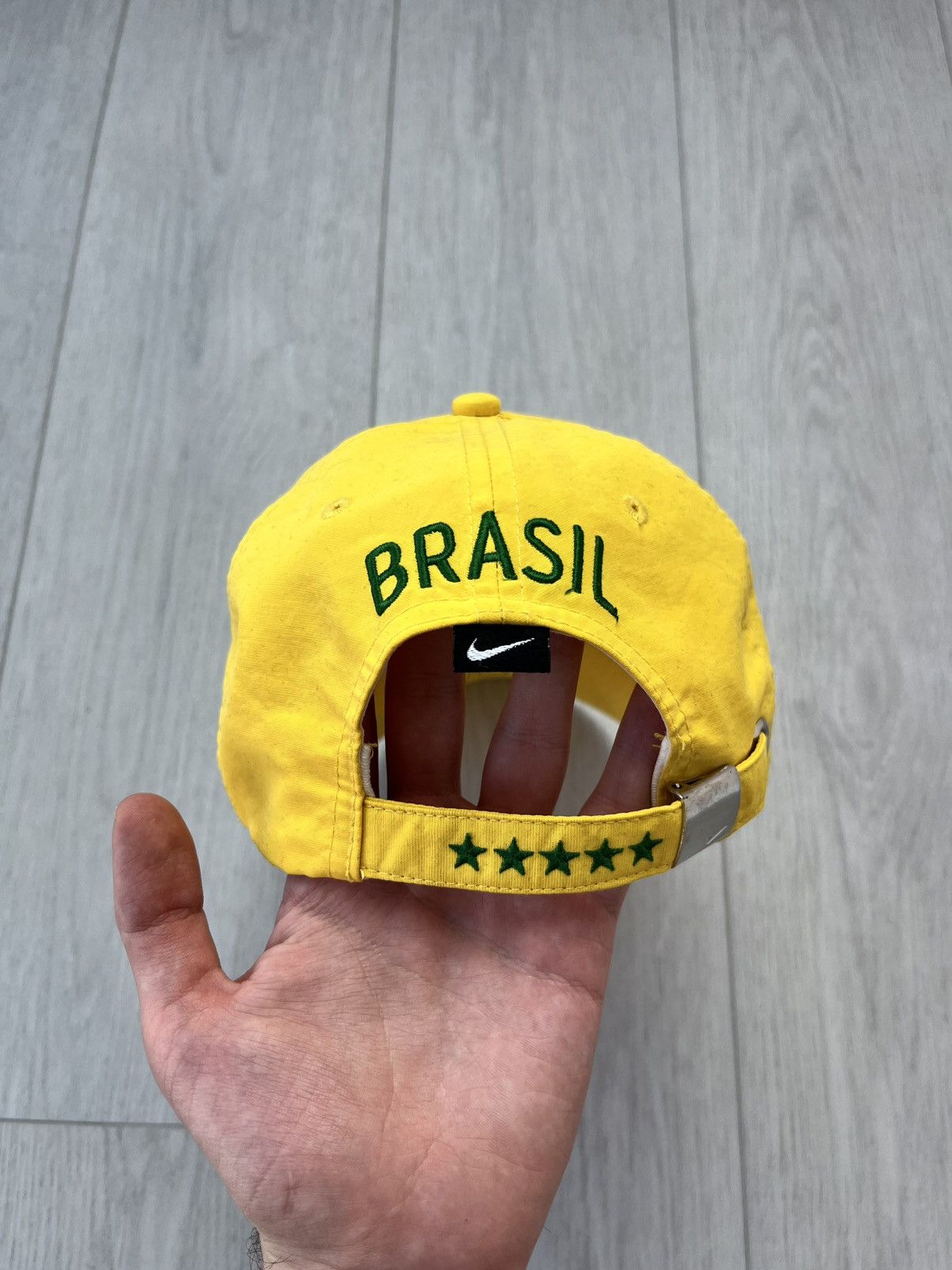 Nike × Vintage Vintage Nike Brazil Cap Soccer Blokecore Football Y2K 90s Size ONE SIZE - 7 Thumbnail