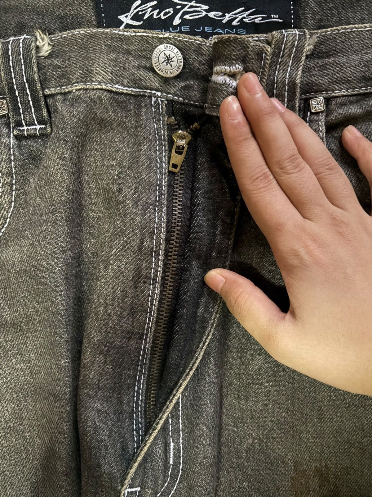 Japanese Brand Vintage Japanese Brand Mud Wash Baggy Carpenter Jeans Size US 36 / EU 52 - 3 Thumbnail