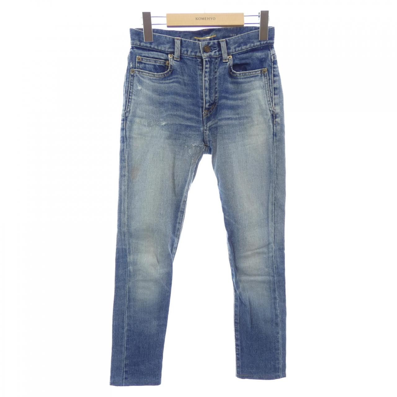 Yves Saint Laurent Yves Saint Laurent Saint Laurent Denim Jeans Textile Jeans 500445 YB477 DUTY FREE for USA Size ONE SIZE - 1 Thumbnail