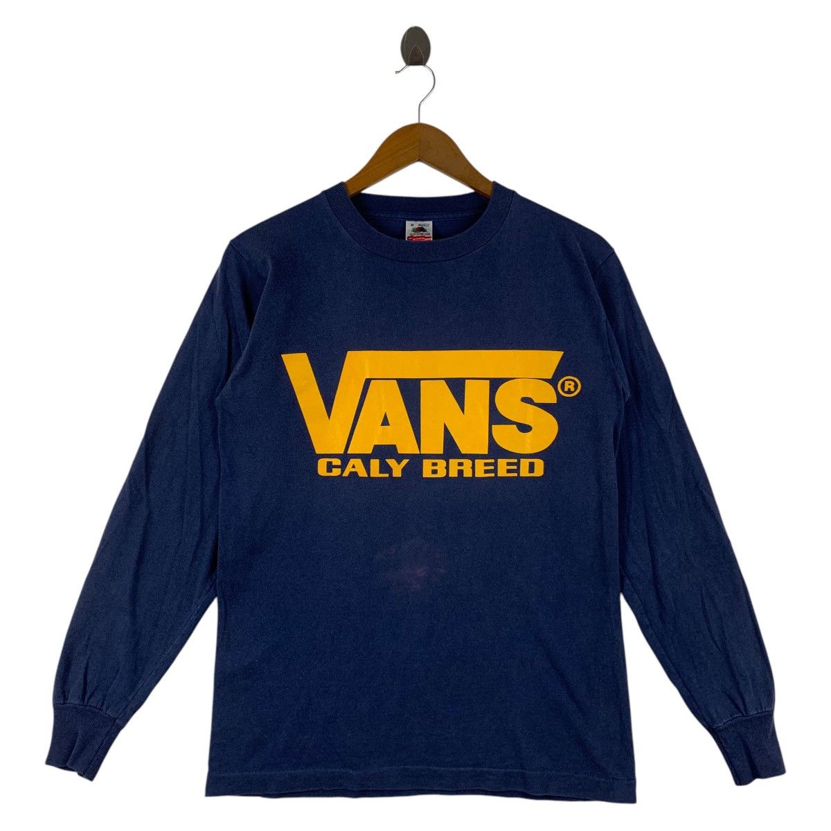 Vans Vintage VANS caly breed skate Big printed long sleeve tee Size US M / EU 48-50 / 2 - 1 Thumbnail