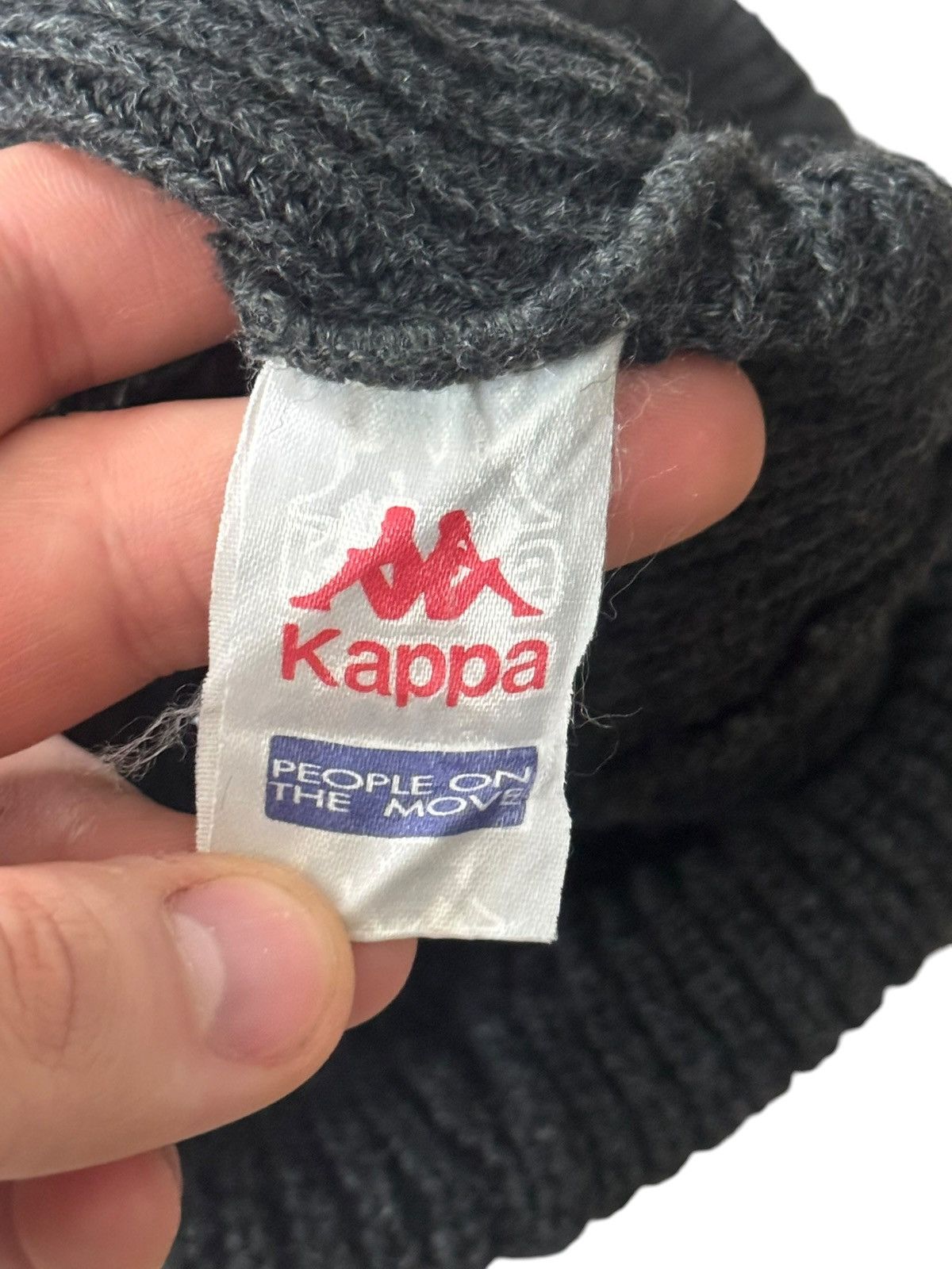 Kappa Kappa Vintage Italy 90s Beanie Hat Winter Size ONE SIZE - 2 Thumbnail