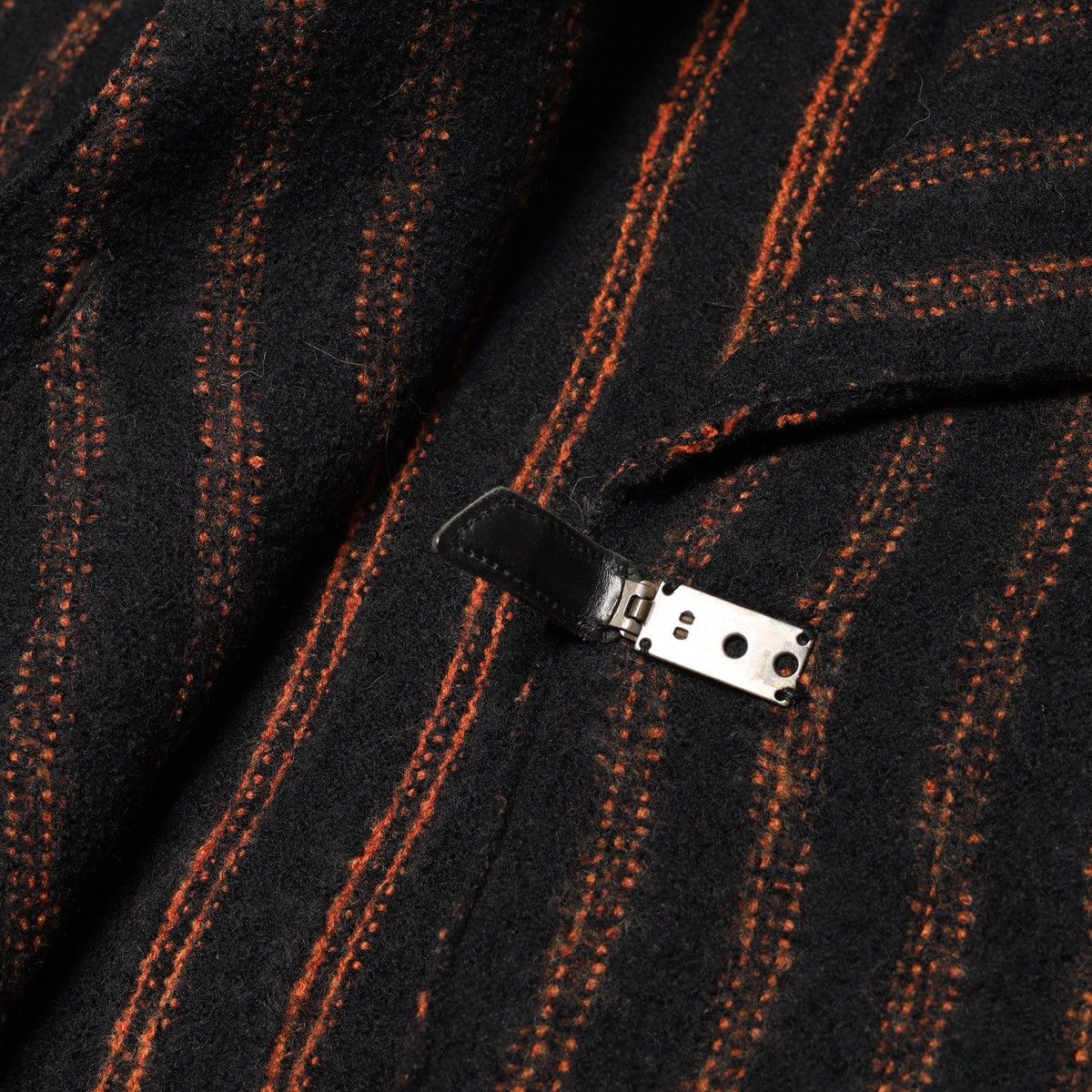 OSKA Oska Boiled Moessmer Striped Wool Jacket Abukir Cape Coat Size M / US 6-8 / IT 42-44 - 11 Thumbnail