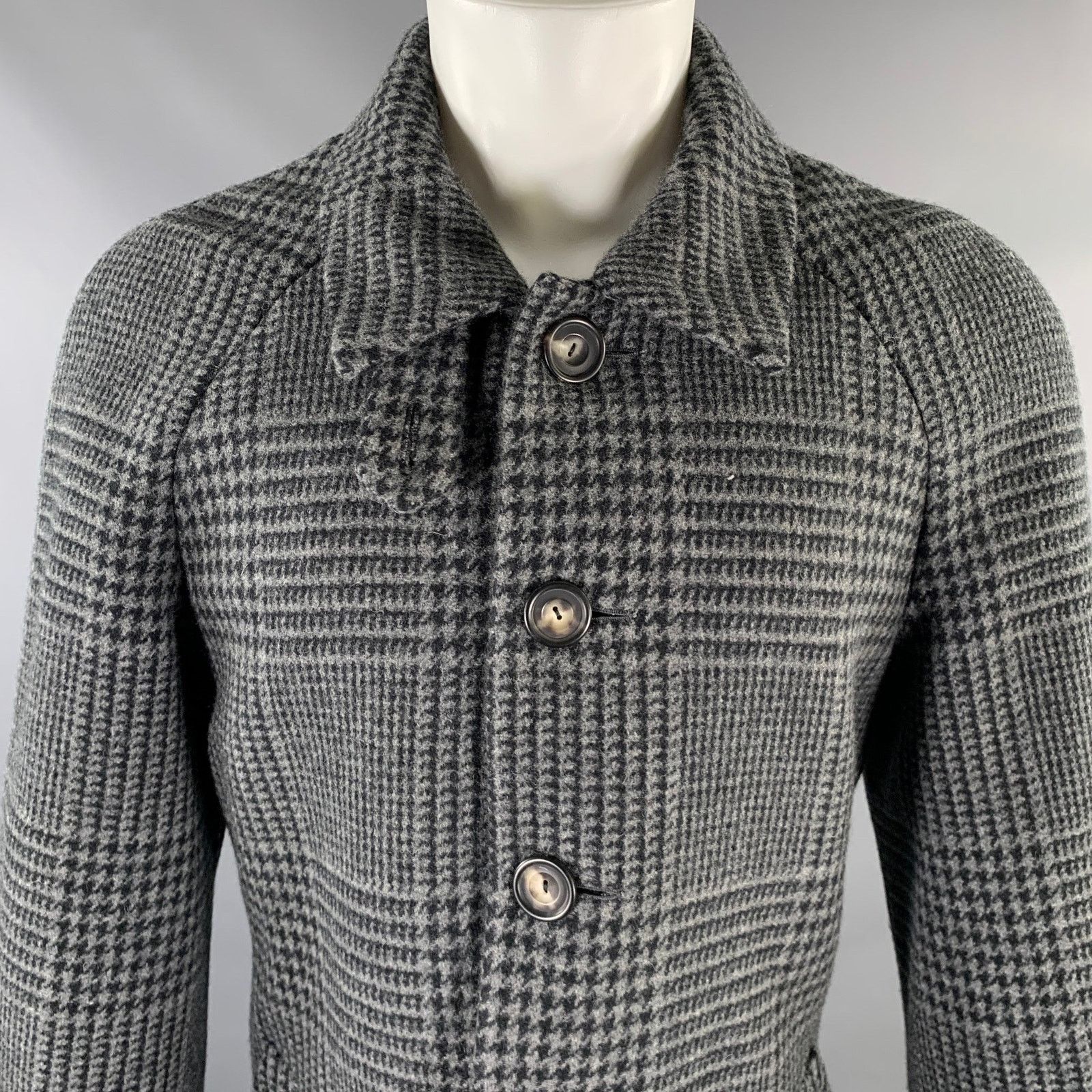 Other PAOLO MARTORANO Size Size M Charcoal Raglan Sleeve Coat Size US M / EU 48-50 / 2 - 2 Thumbnail