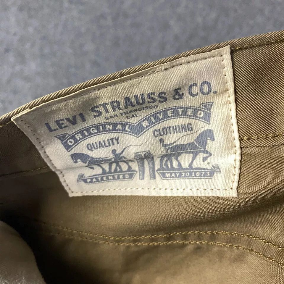 Levi's Levi's Jeans Men's 32x32 Straight Leg Casual Beige Cotton Size US 32 / EU 48 - 8 Thumbnail