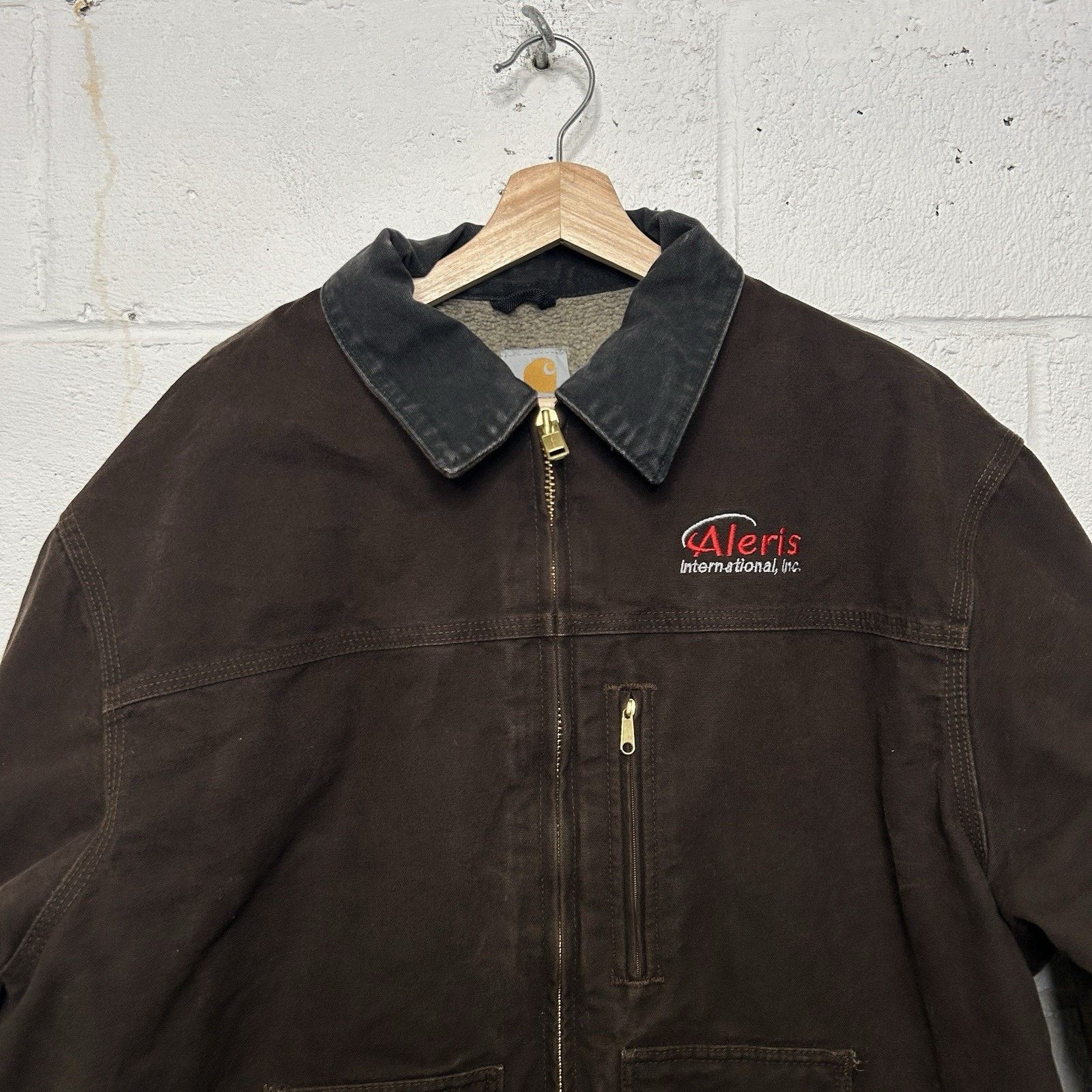 Carhartt Vintage Carhartt Sherpa-Lined Ridge Jacket “Dark Brown” C61 Size US XL / EU 56 / 4 - 3 Thumbnail