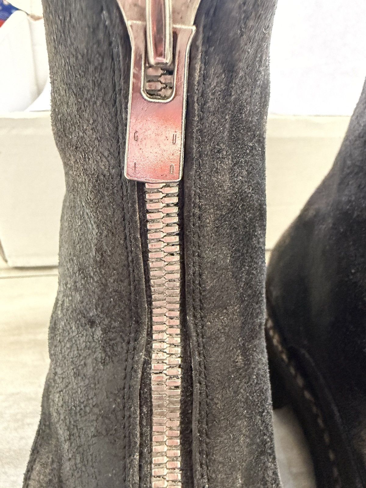 Guidi Guidi GR05FRV_RU Reverse Horse Leather Front Zip Boots Size US 12 / EU 45 - 8 Thumbnail