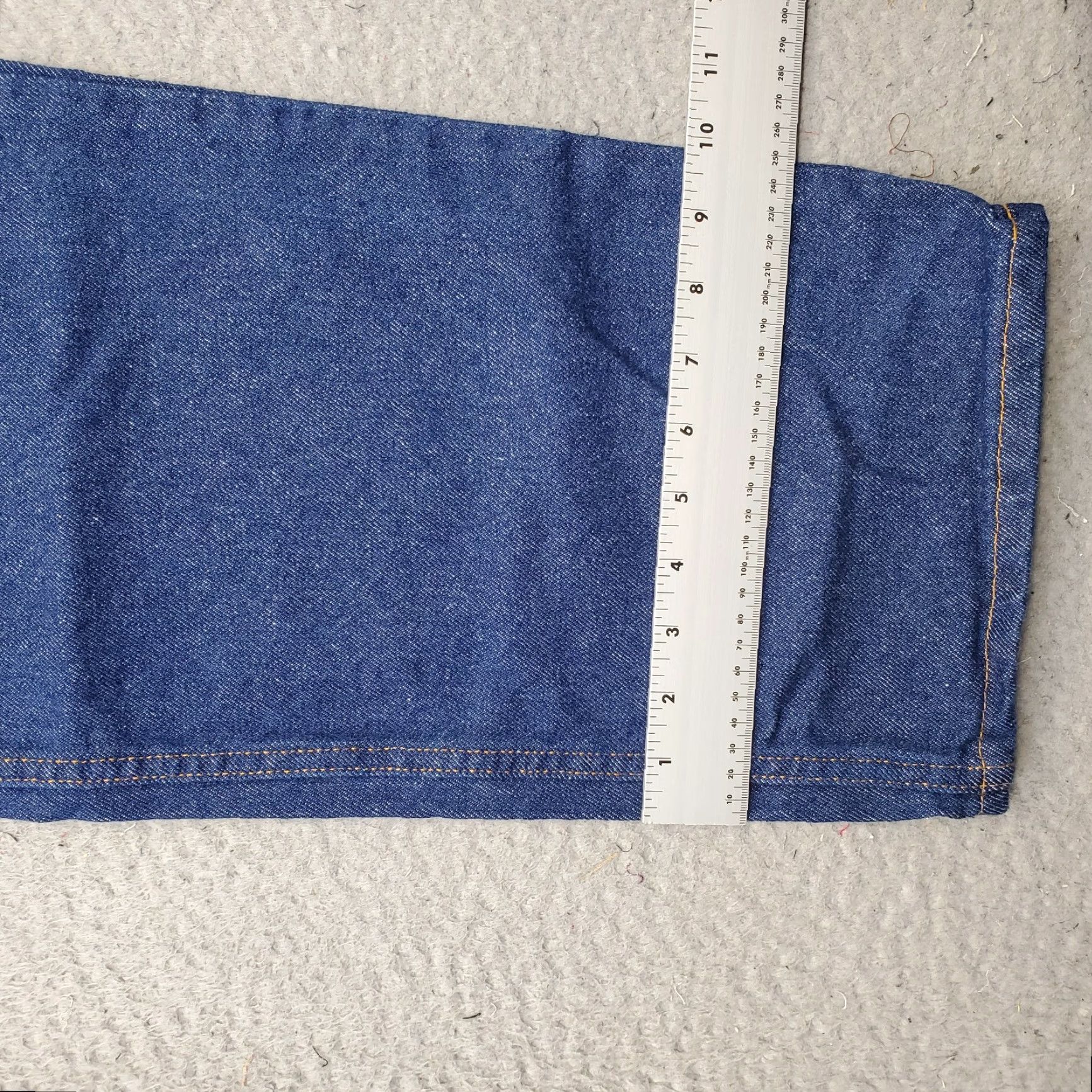 Dickies Dickies Jeans Men 40x30 Blue Denim Boho Straight Leg Relaxed CR393RNB Jeans Mens Size 40 Blue Denim Relaxed Straight 5-Pocket NWT Size US 40 / EU 56 - 5 Thumbnail