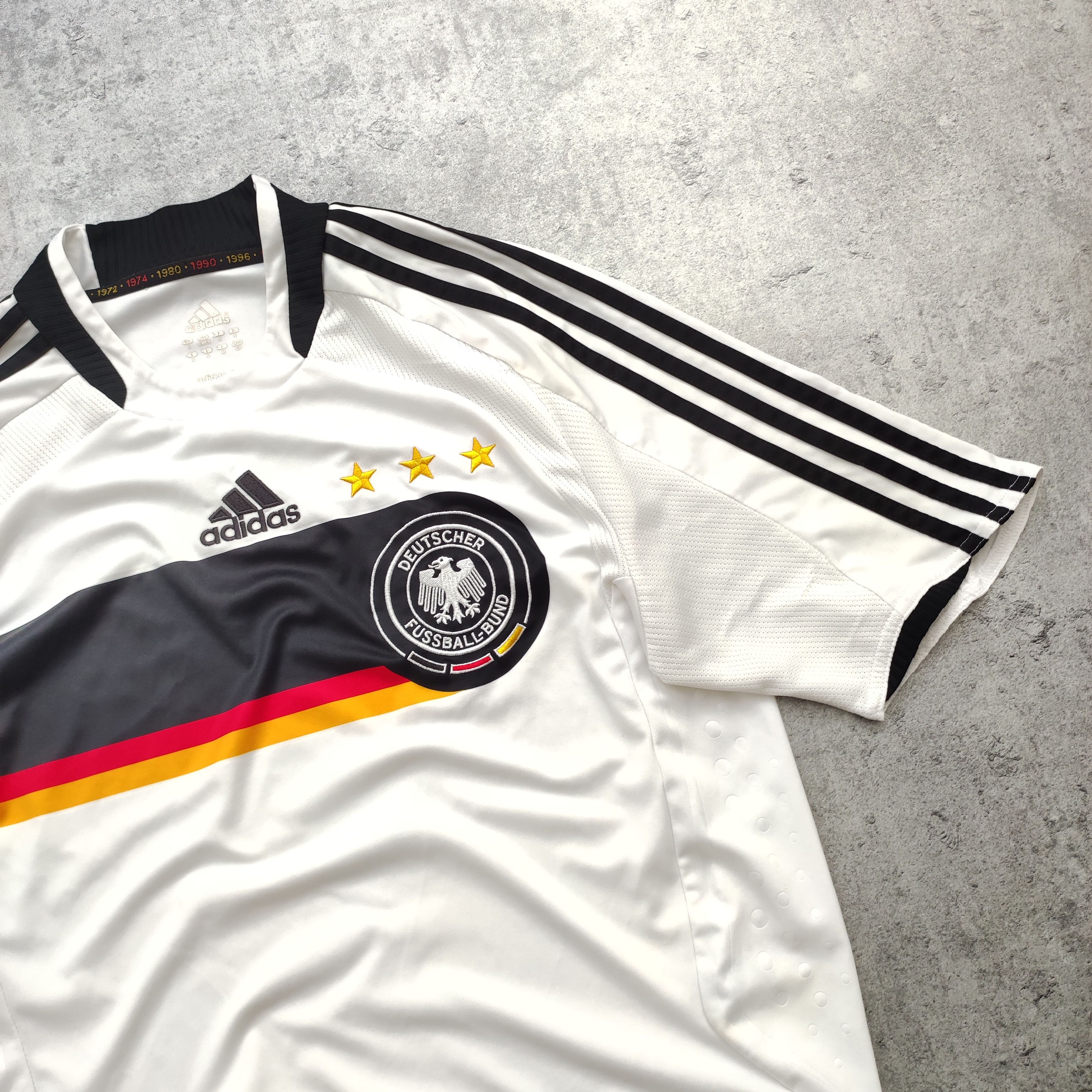 Vintage RARE Football 2008 Euro Germany Home Adidas Jersey Size US S / EU 44-46 / 1 - 3 Thumbnail
