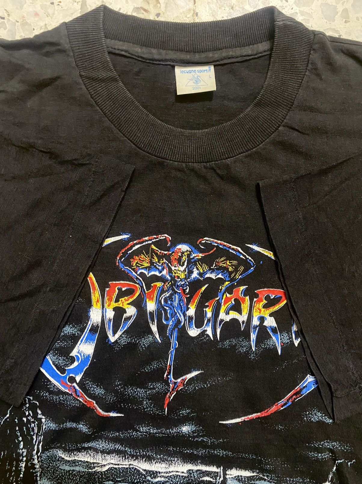 Band Tees × Vintage RARE! Vintage 90s OBITUARY Metal Band Tee Shirt Size US L / EU 52-54 / 3 - 3 Thumbnail