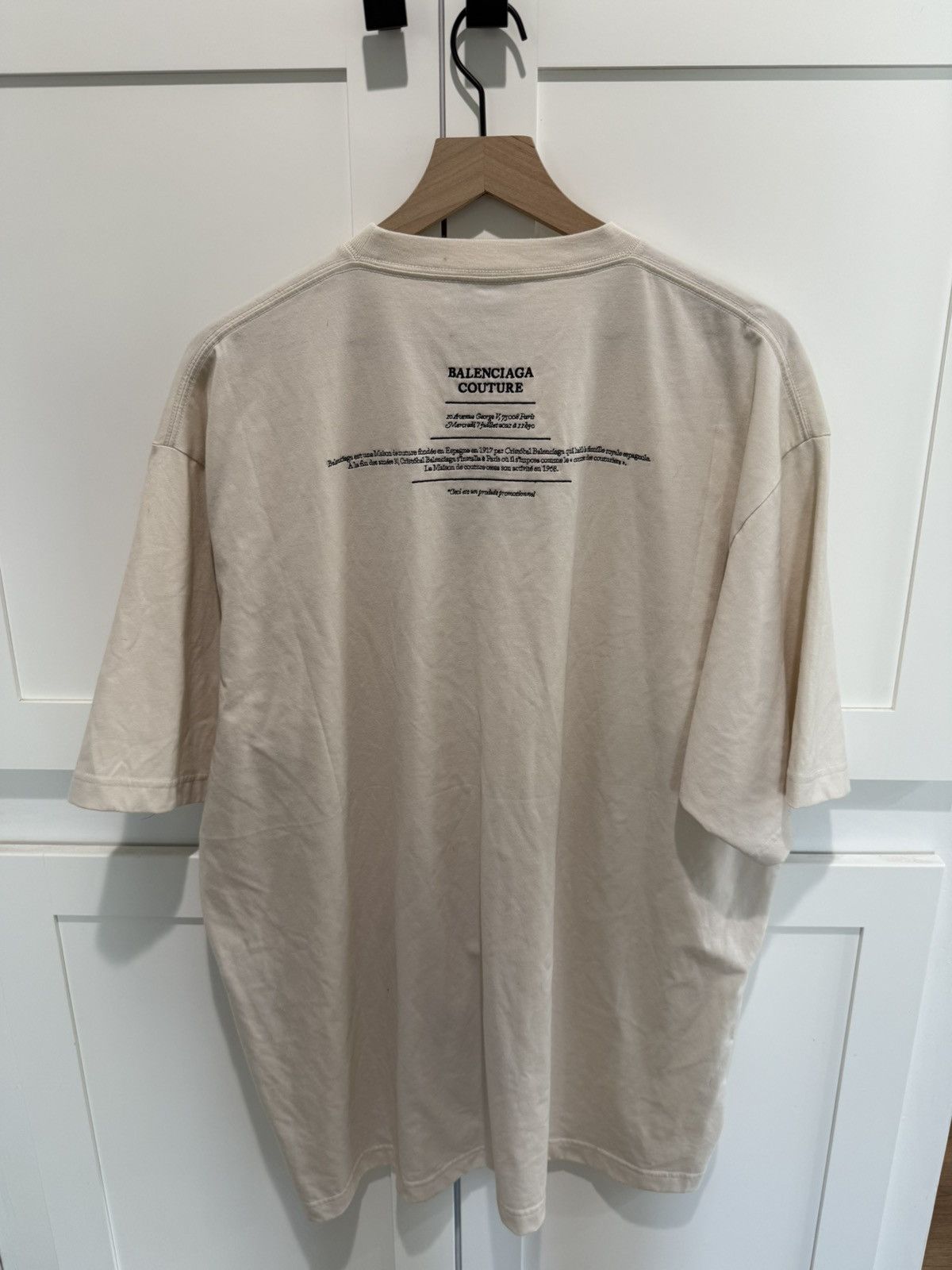 Balenciaga Balenciaga Couture T-Shirt Size US S / EU 44-46 / 1 - 2 Thumbnail