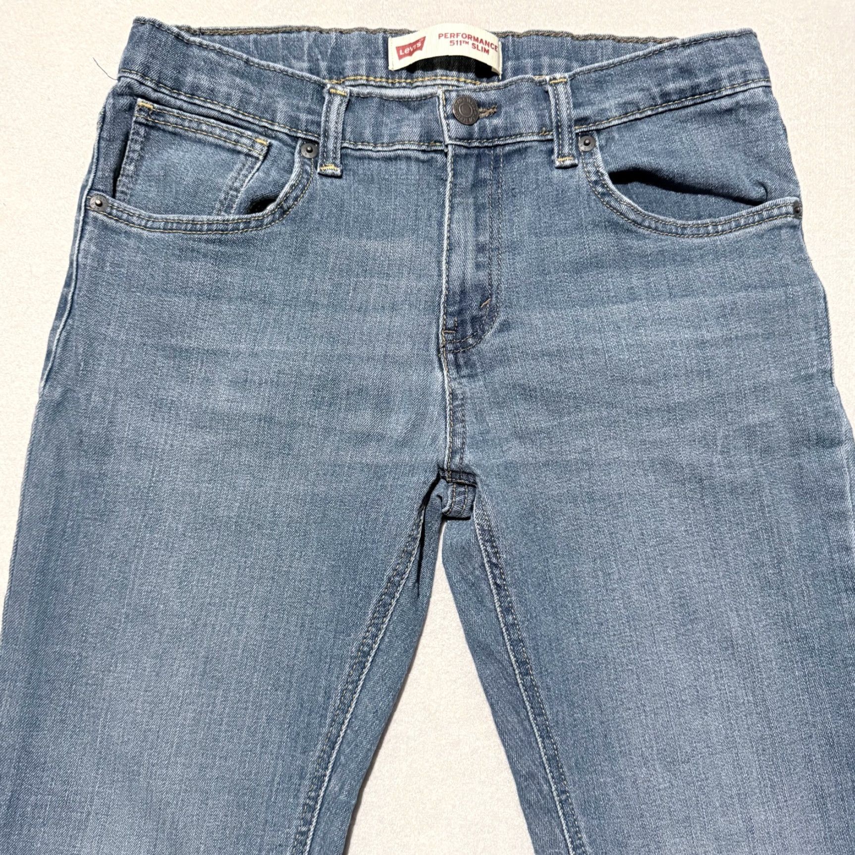 Levi's Levi's 511 Jeans Women Blue Denim Slim Zip Fly - 18 Slimming 5-Pocket Mid Rise Jeans Adult Women Size 40" / US 18 - 3 Thumbnail