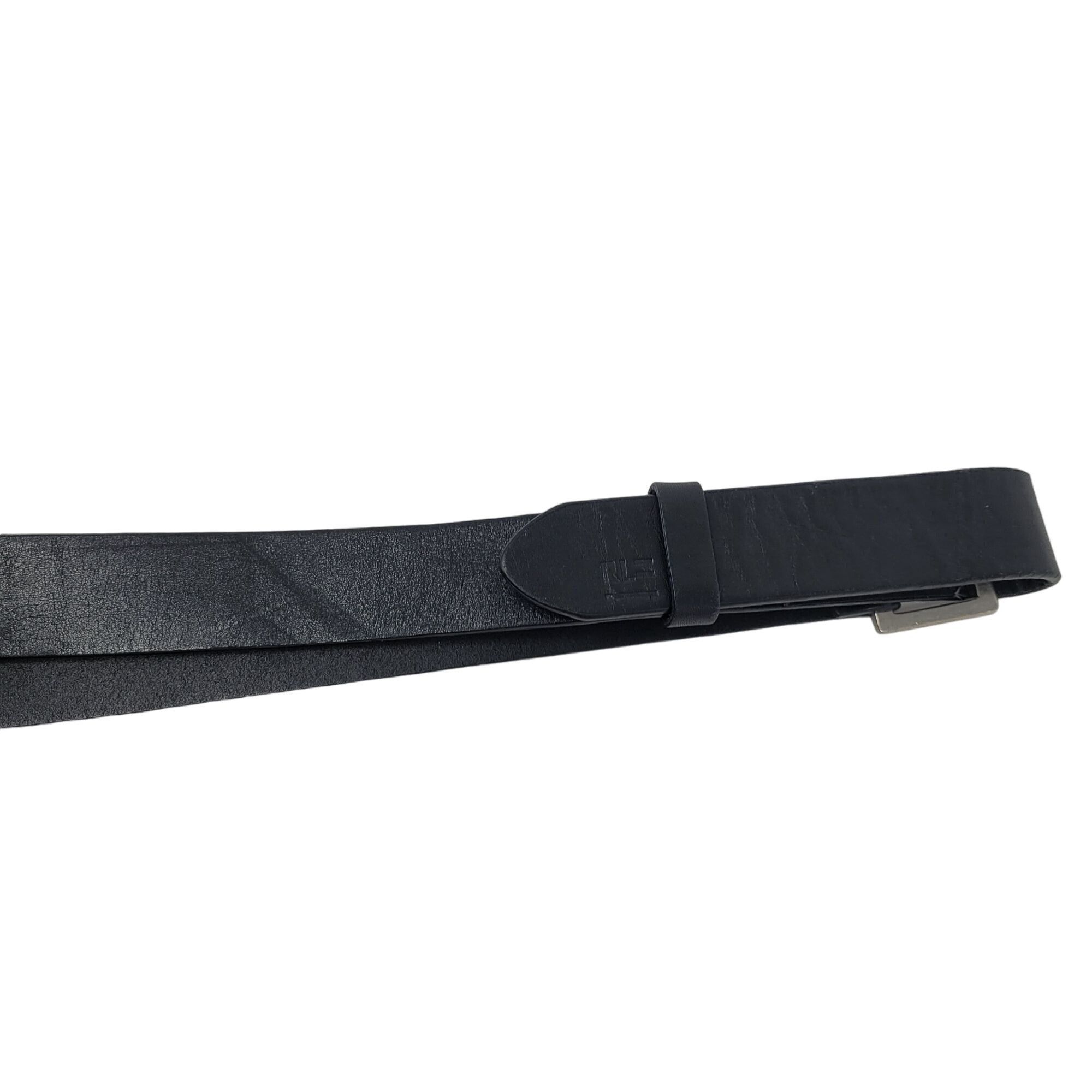 Vintage Vintage Polo Jeans Genuine Leather Belt M Fold Over Hook Loo Size 34 - 10 Thumbnail