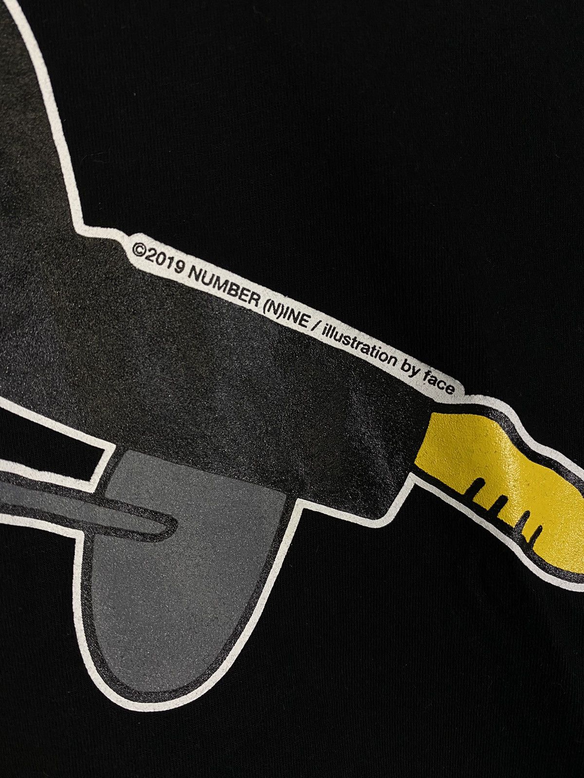 Number (N)ine Number Nine Art by Face Tee Size US M / EU 48-50 / 2 - 3 Thumbnail