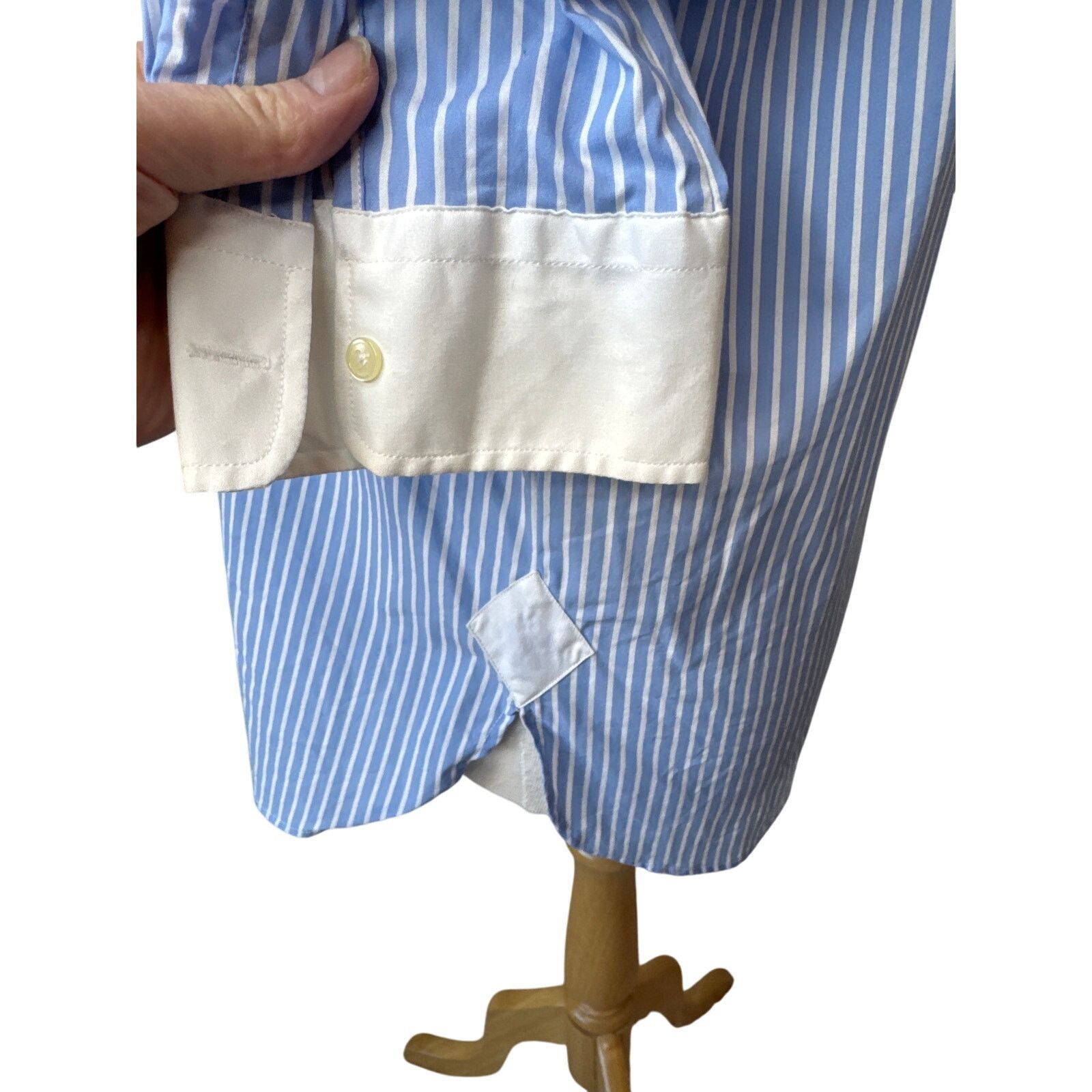 Other TUCKERNUCK The Shirt by Rochelle Behrens Blue White Blouse M Size M / US 6-8 / IT 42-44 - 4 Thumbnail
