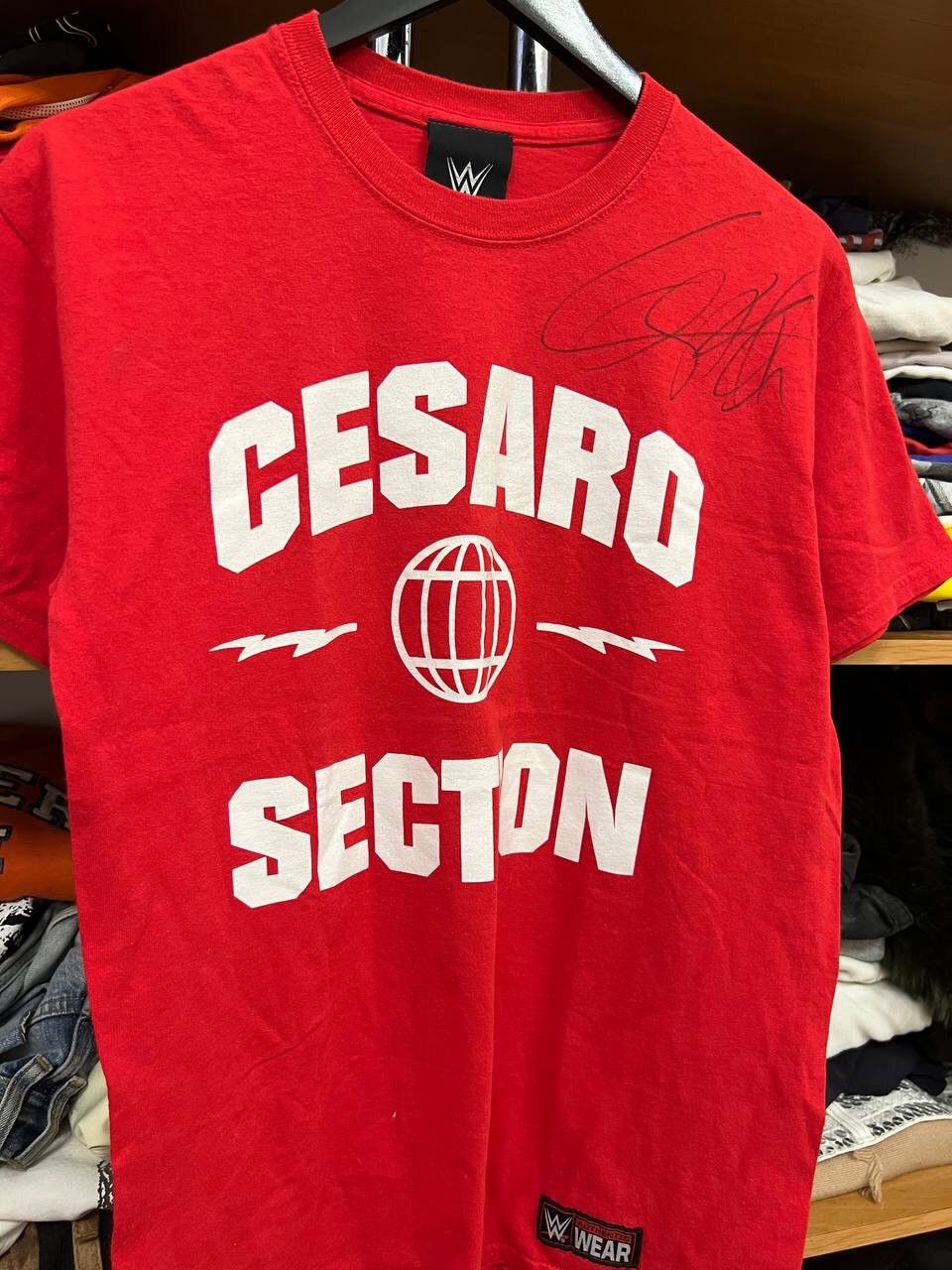 Vintage × WWE × WWF Vintage WWE Cesaro Signed Tshirt Size US M / EU 48-50 / 2 - 5 Thumbnail