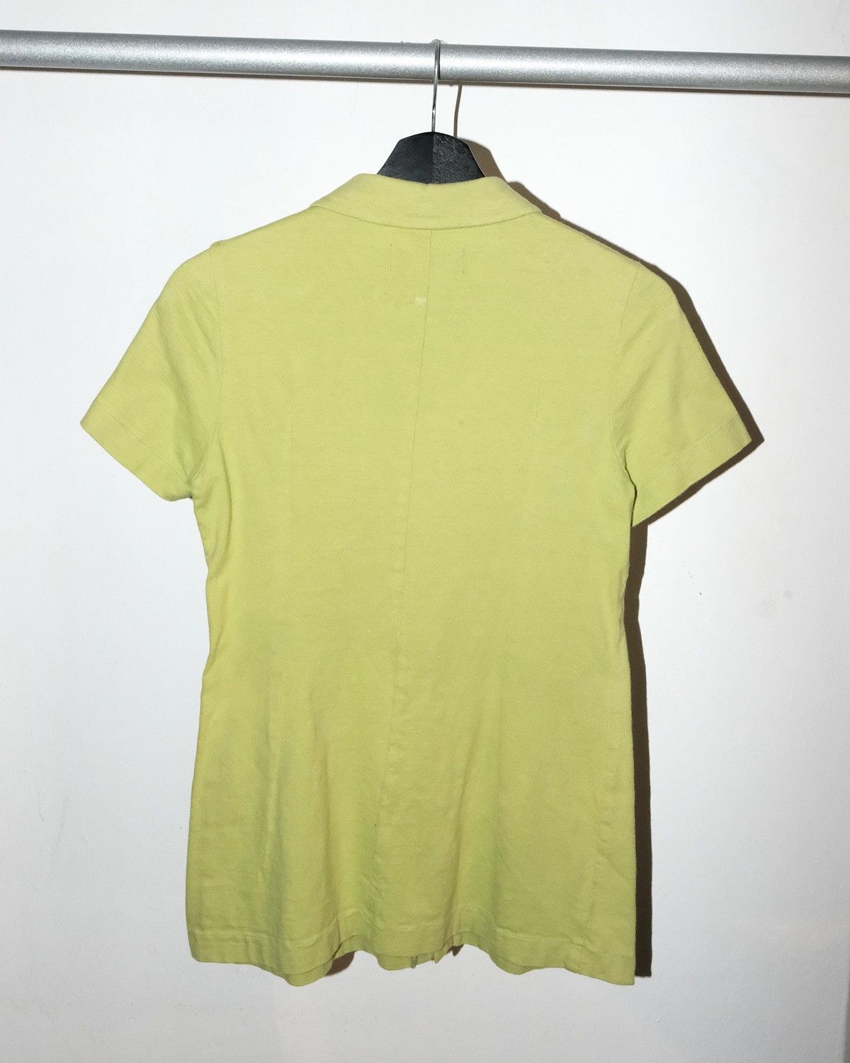 Tricot Comme des Garcons COMME des GARCONS tricot LIME ROUND COLLAR COTTON CARDIGAN Size S / US 4 / IT 40 - 4 Thumbnail