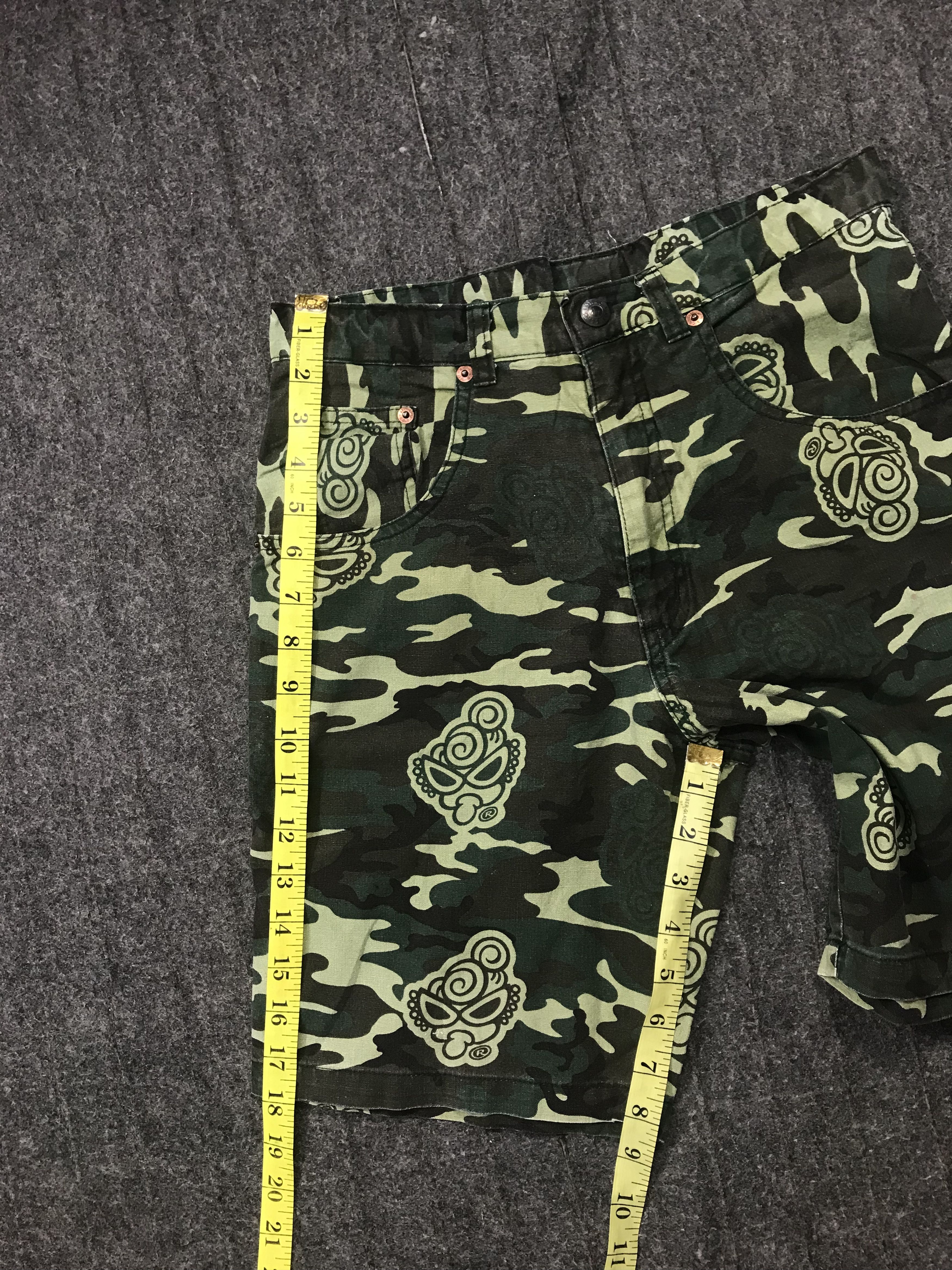 Hysteric Glamour × Japanese Brand Hysteric Glamour Mini Camo Ovp Baby Logo Jeans Shorts Pants Size US 28 / EU 44 - 9 Thumbnail