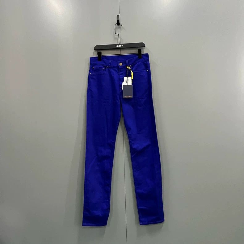 Louis Vuitton Louis Vuitton Blue Pants 2502-Nextarrow Size US 29 - 1 Thumbnail