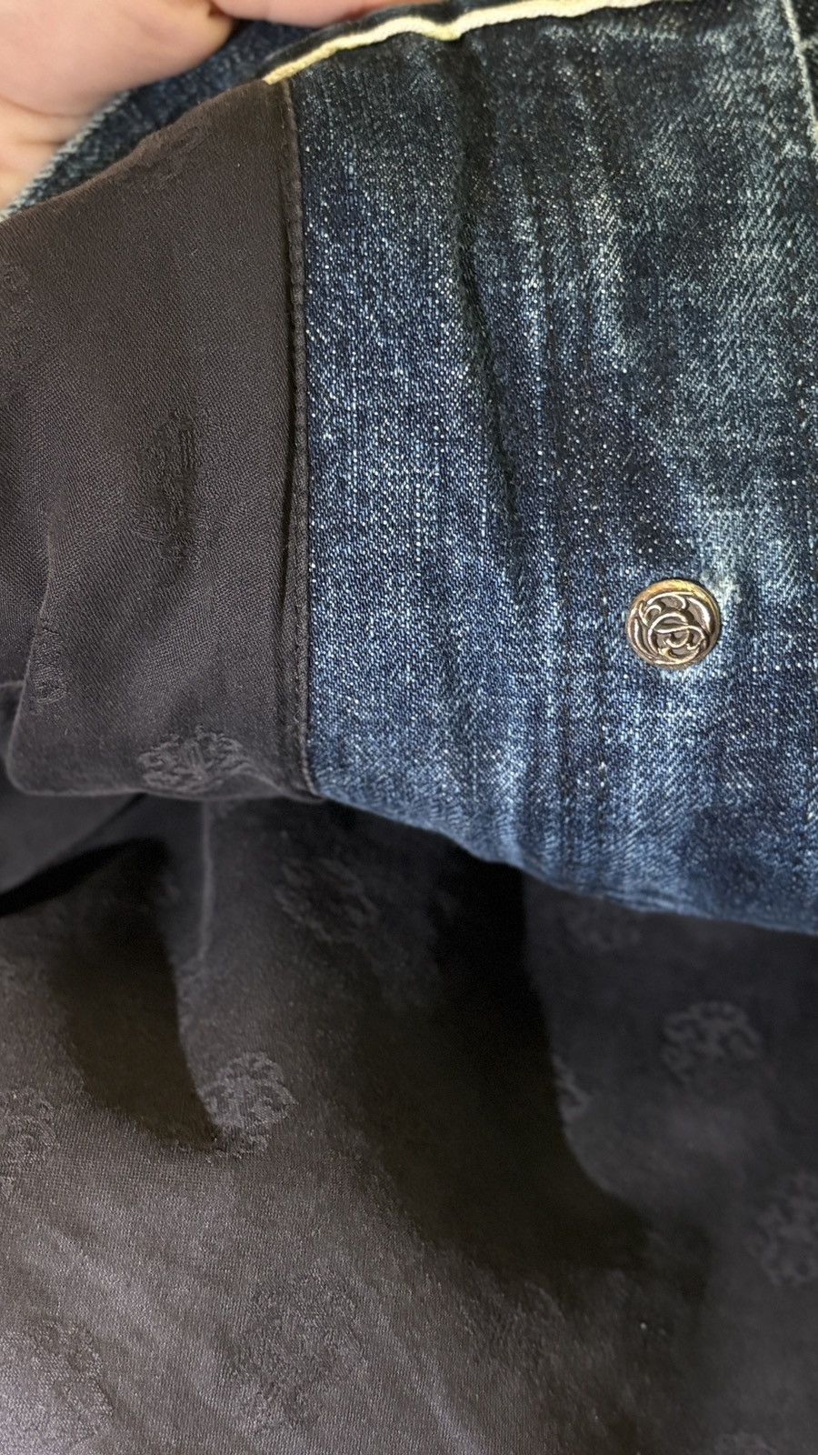 Chrome Hearts Chrome Hearts Denim Jacket L Size US L / EU 52-54 / 3 - 13 Thumbnail