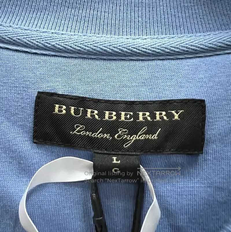 Burberry Burberry Blue Cotton Long Sleeve Sweatshirt. Size US L / EU 52-54 / 3 - 2 Thumbnail