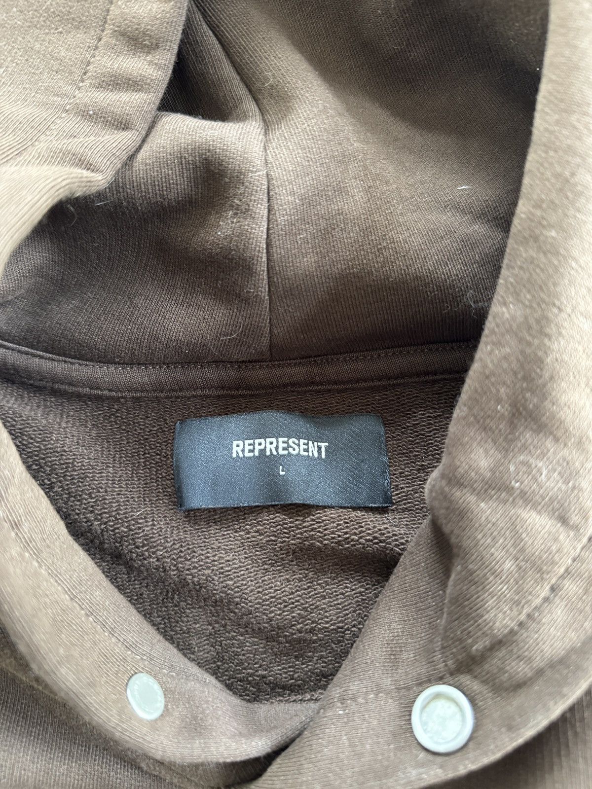 Represent Clo. Brown Represent Racing Hoodie Size US L / EU 52-54 / 3 - 6 Thumbnail
