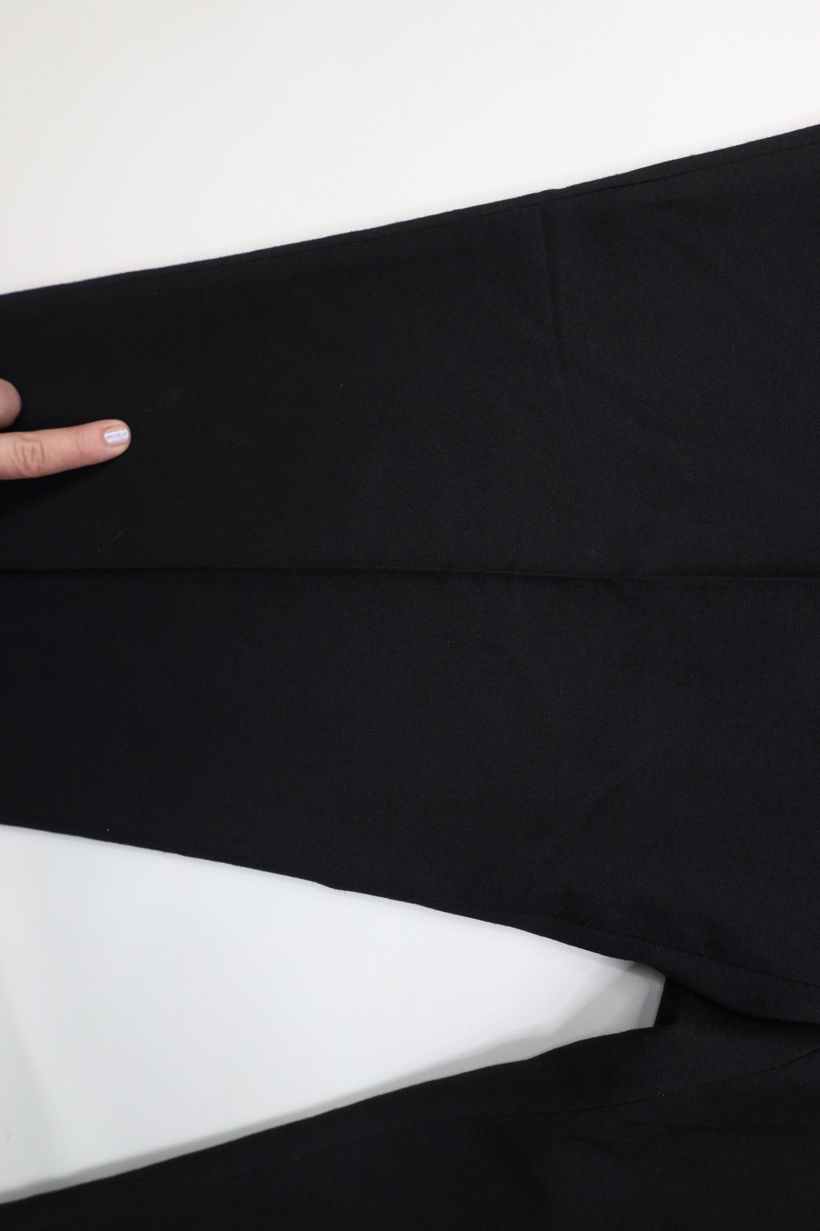 Vintage Vintage 70s Streetwear Wool Blend Wide Leg Chino Pants Black Size US 42 / EU 58 - 10 Thumbnail