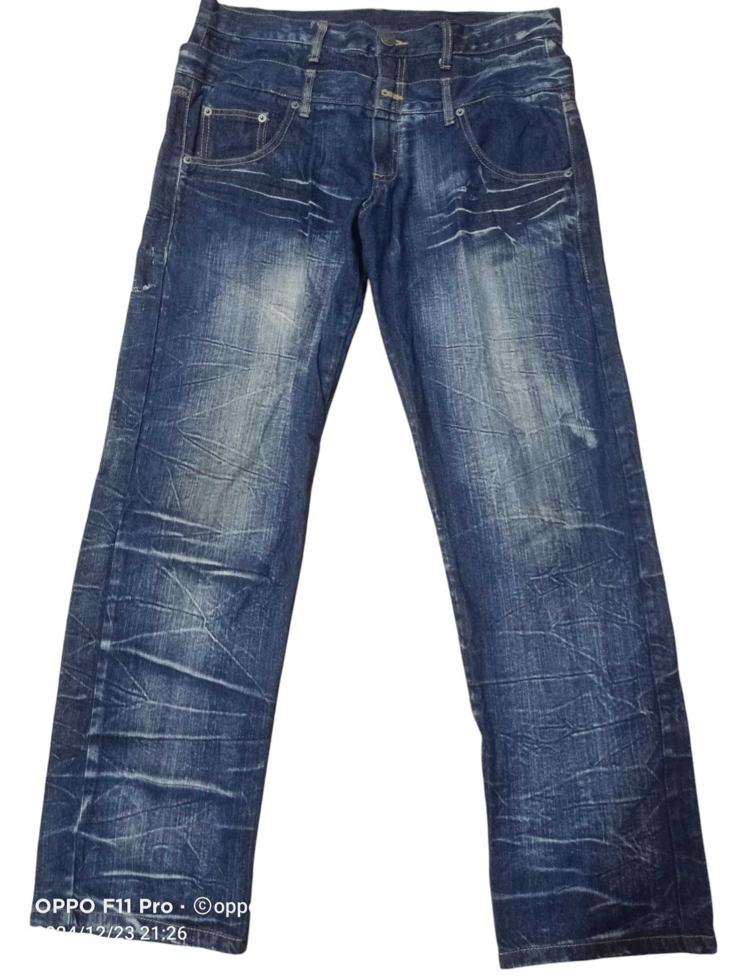 If Six Was Nine × Japanese Brand × Vintage Back Forth Denim Double Waist Japan Loose Denim Size US 36 / EU 52 - 12 Thumbnail