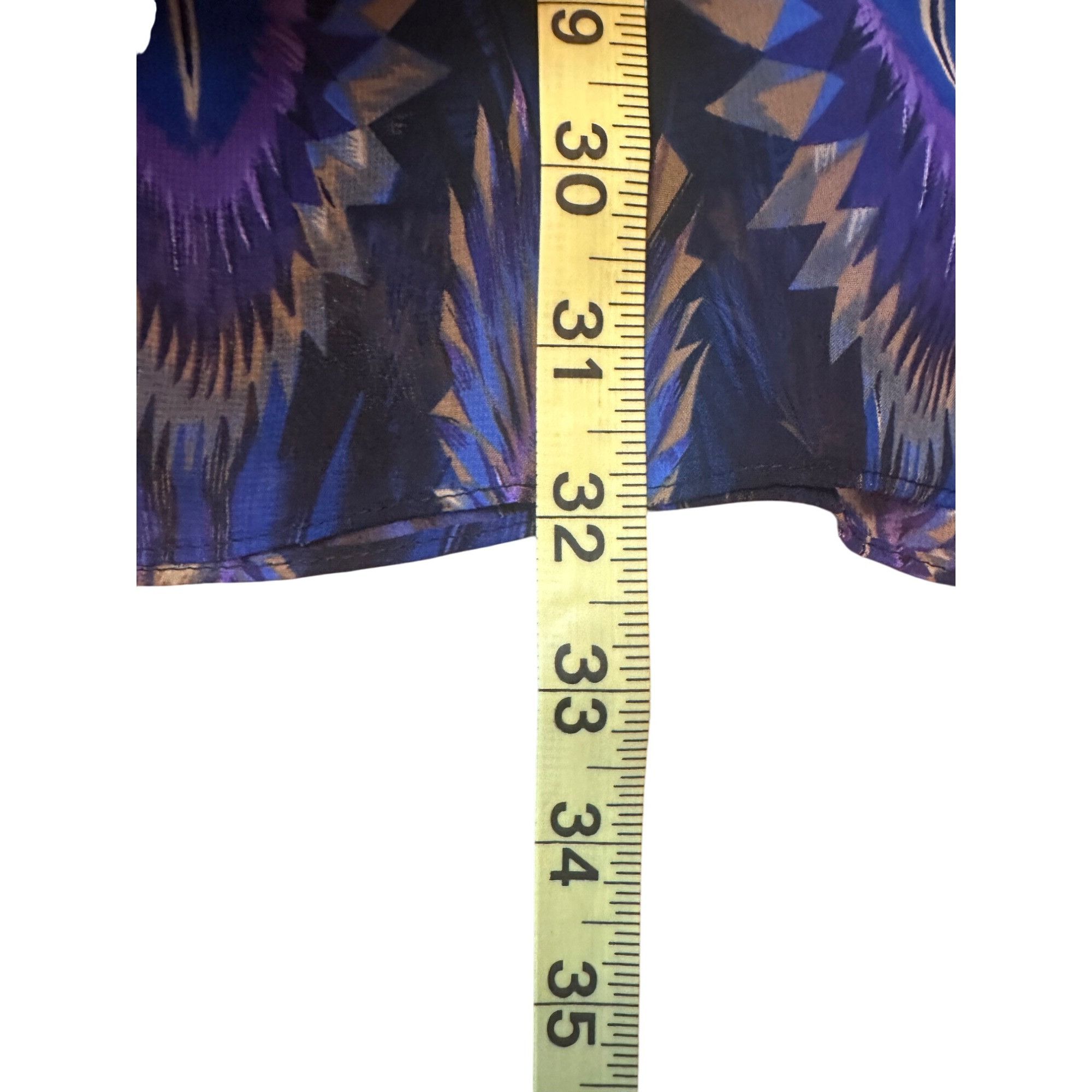 Designer Three Eighty Two Bohemian Peacock Feather Size S Sheer Dress Size S / US 4 / IT 40 - 7 Thumbnail