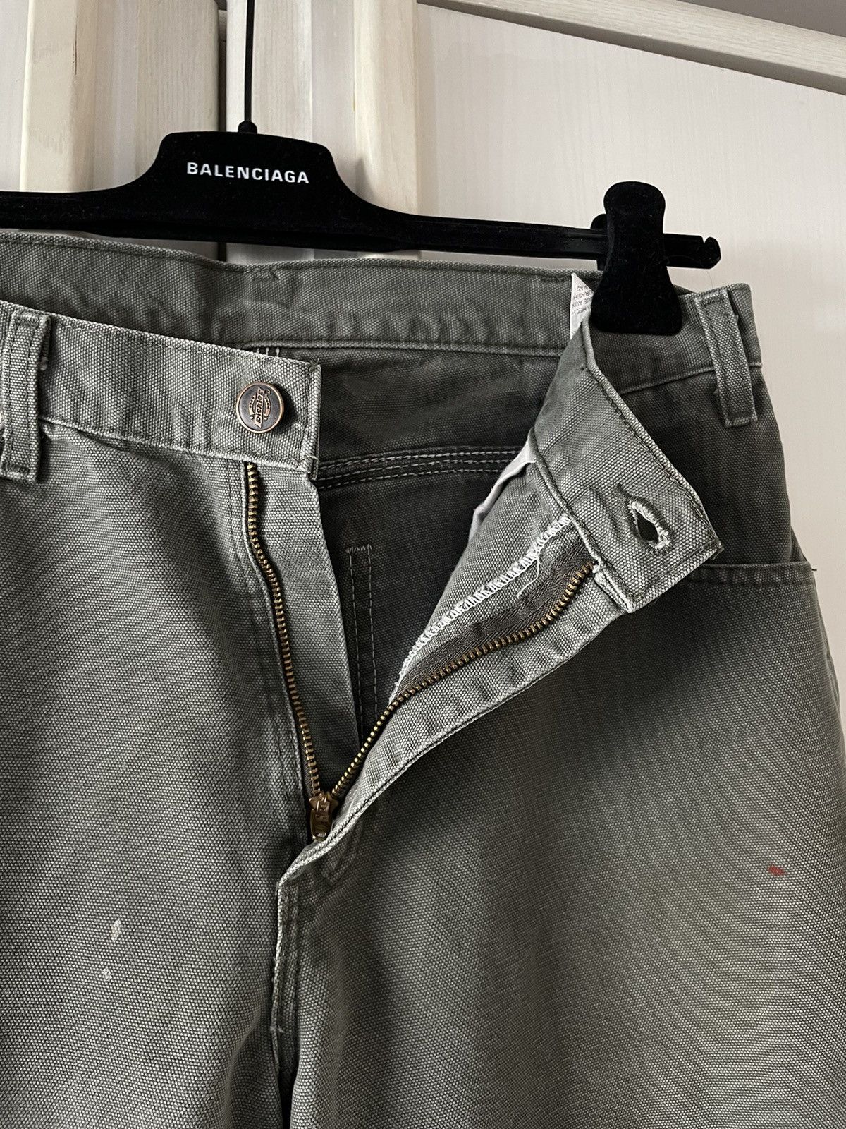 Dickies Vintage Sage Dickies Double Knee Carpenter Jeans Sz 34 Size US 31 - 7 Thumbnail