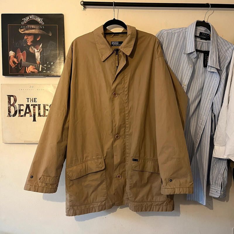Polo Ralph Lauren Vintage Unisex Ralph Lauren Trenchcoat/Overcoat Size XL Size US XL / EU 56 / 4 - 1 Thumbnail