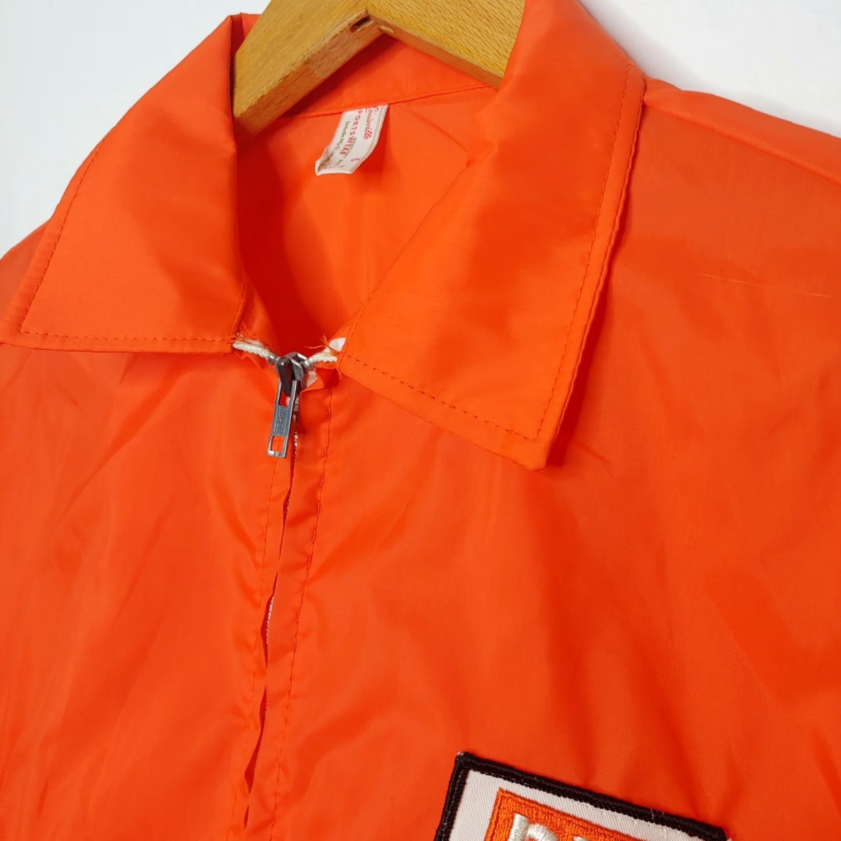 Logo 7 VINTAGE Louisville Sportswear Jacket Men L Northwest Logo Patch Nylon Orange Safety Windbreaker Casual Size US L / EU 52-54 / 3 - 3 Thumbnail
