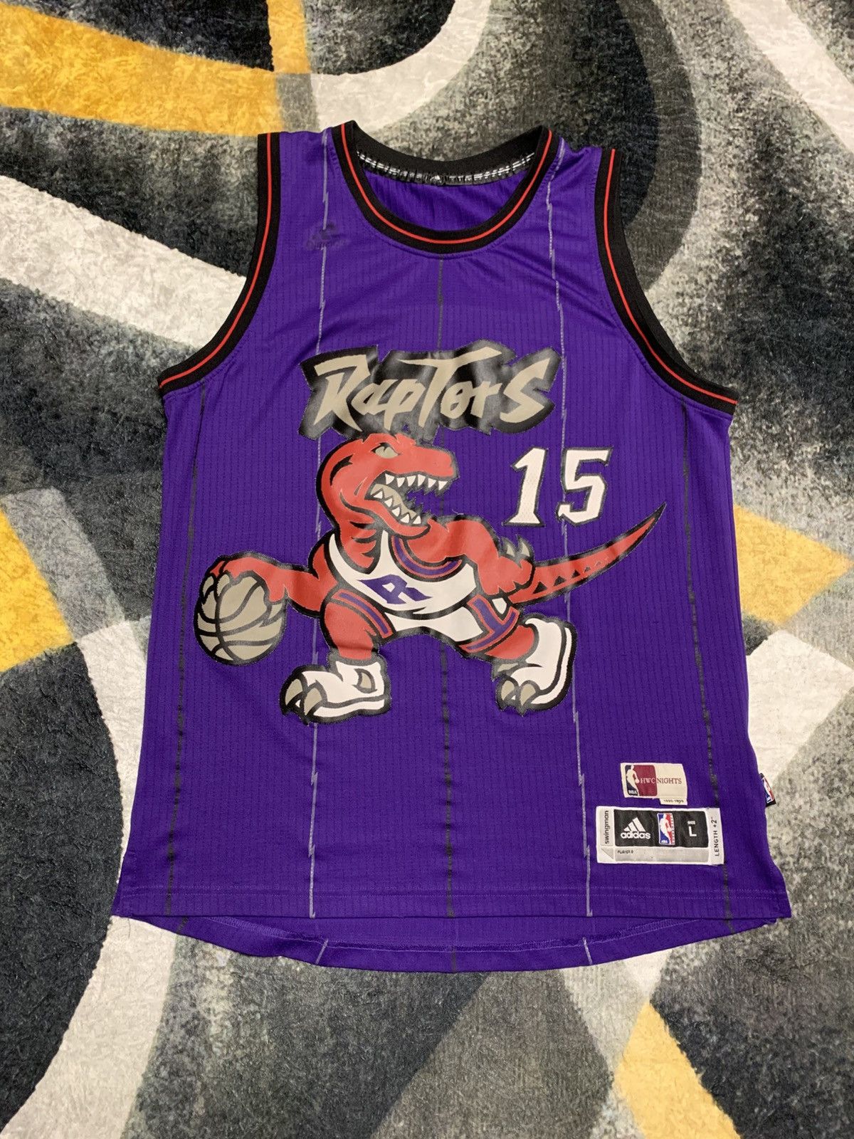 NBA Toronto Raptors Jersey Vintage Adidas Size ONE SIZE - 1 Thumbnail