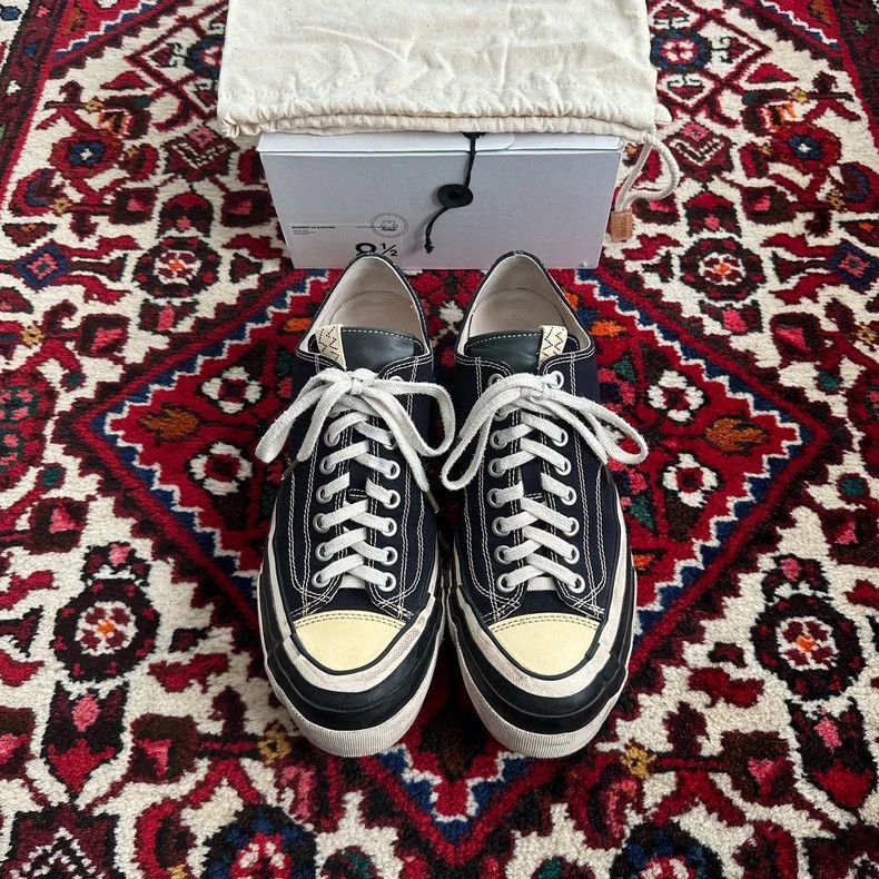 Visvimvisvim Skagway Canvas Sneakers in Navy-2504