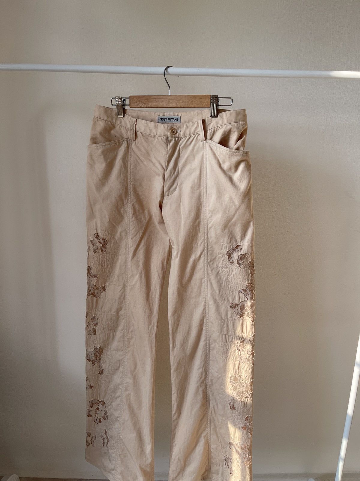 Issey Miyake × Pleats Please Issey Miyake 2003 Issey Miyake Naoki Takizawa Flare Pants Size US 30 / EU 46 - 11 Thumbnail