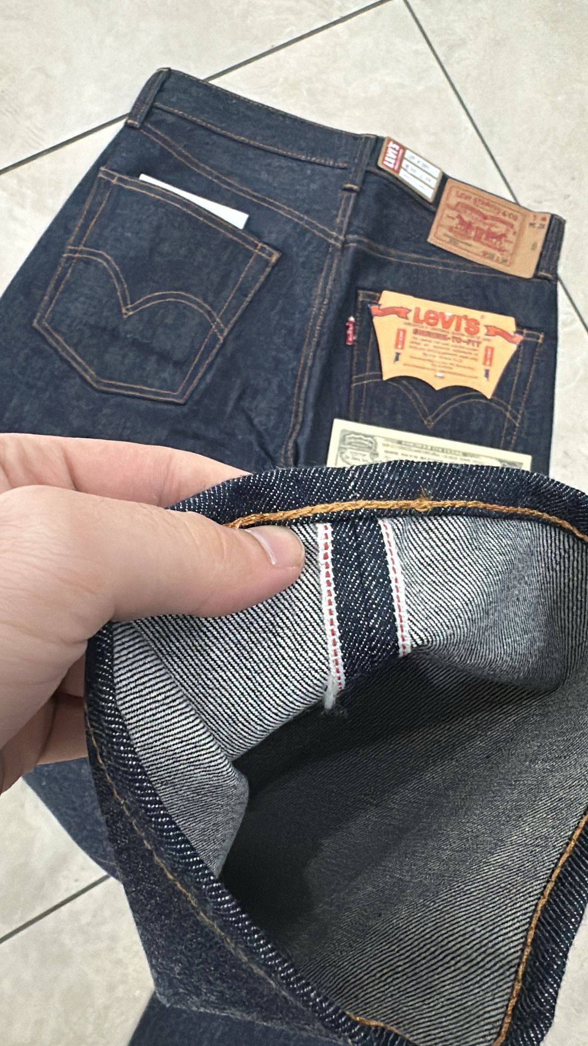 Levi's Vintage Clothing LVC Levi's Vintage Clothing 1971 501 Golden Ticket Slevedge Size US 32 / EU 48 - 7 Thumbnail