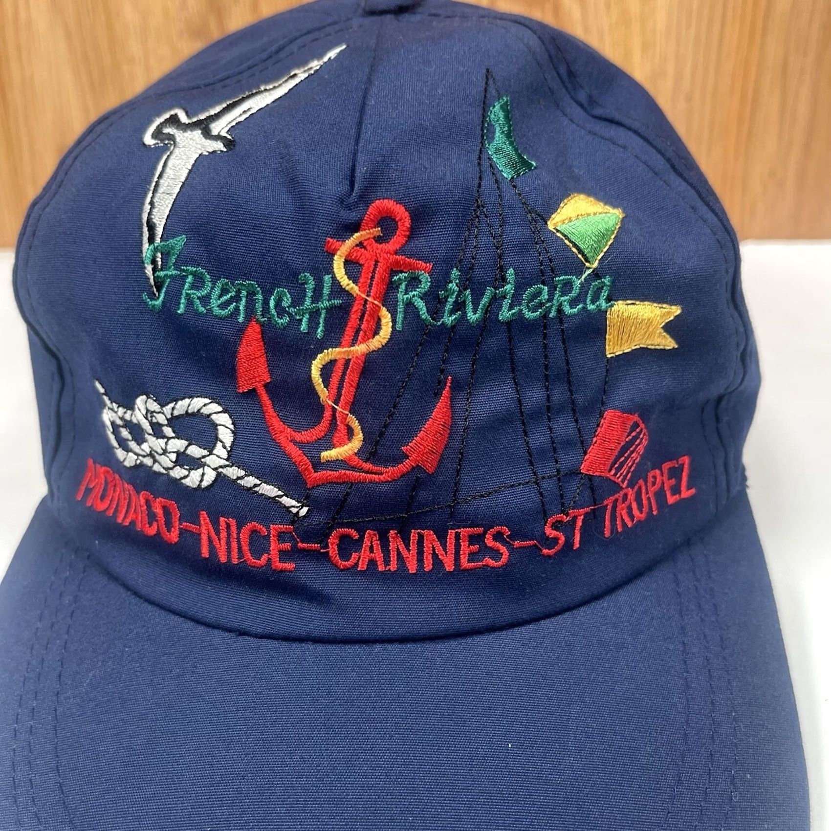 Rivieras Frencit Riviera Hat Cap Adult Adjustable SnapBack Baseball Trucker Embroidered Size ONE SIZE - 3 Thumbnail